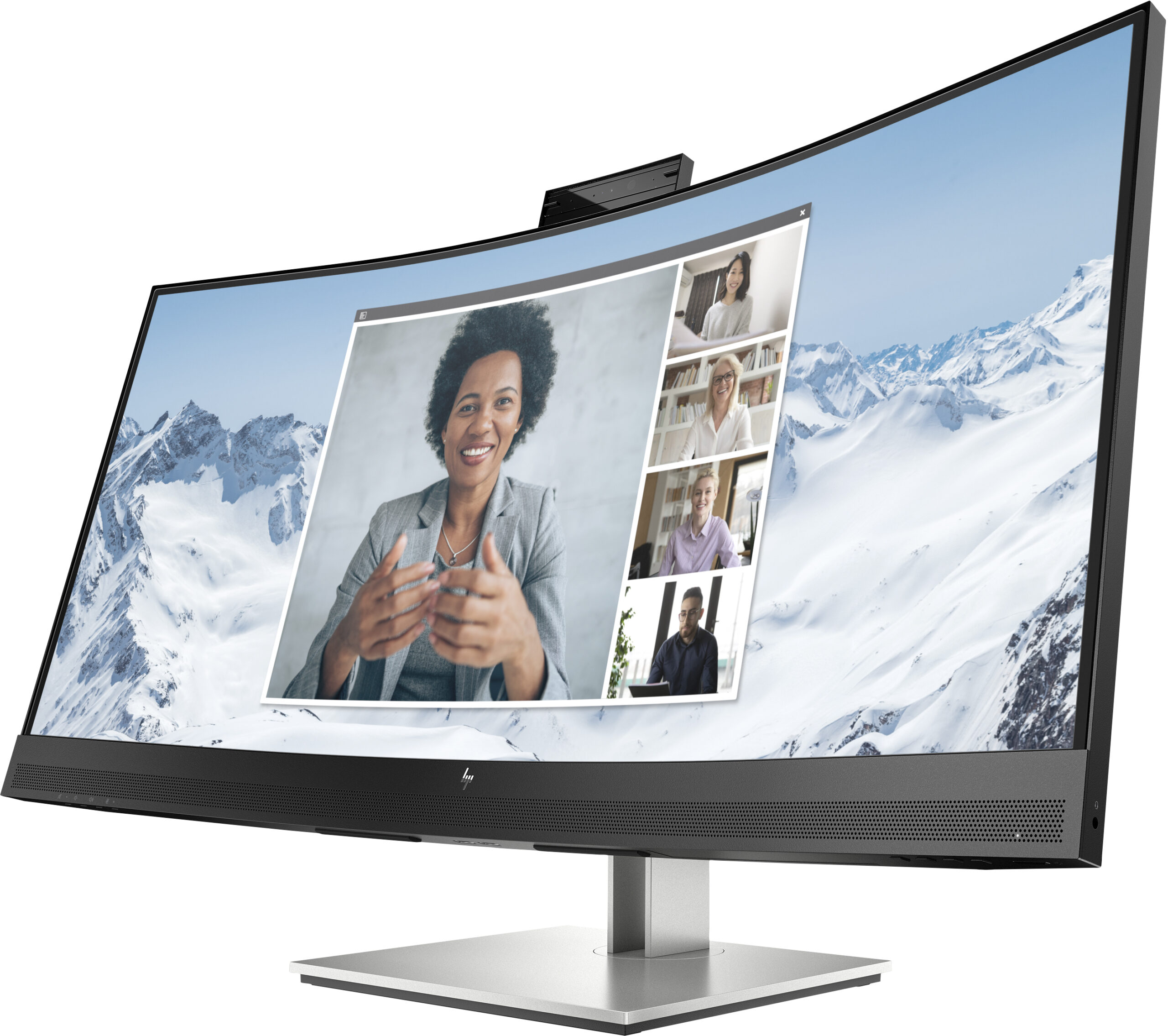 HP Monitor E34m G4 WQHD USB-C Conferencing z zakrzywionym ekranem - obrazek 2