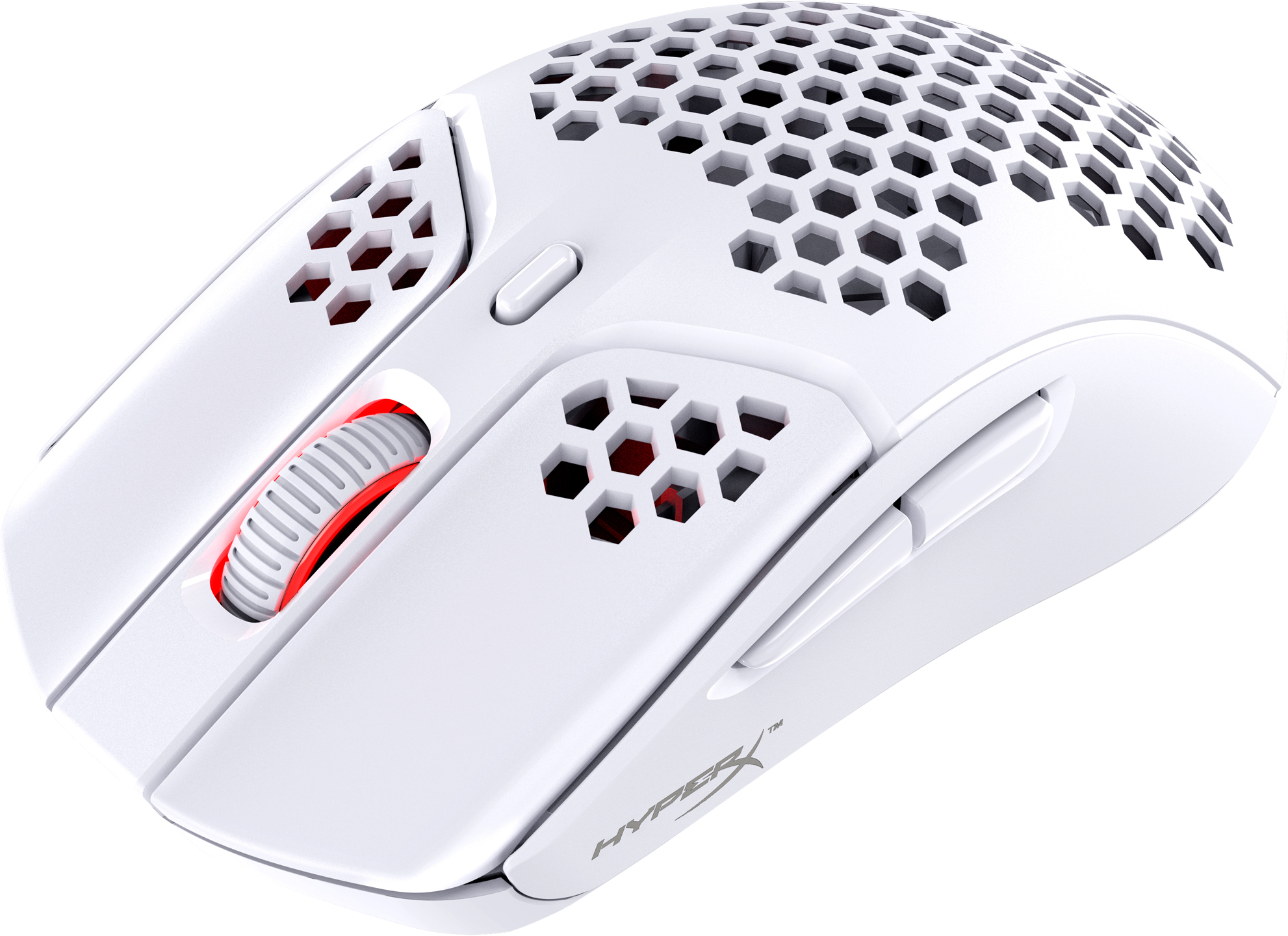 HyperX Pulsefire Haste – bezprzewodowa mysz dla graczy (biała) - obrazek 4