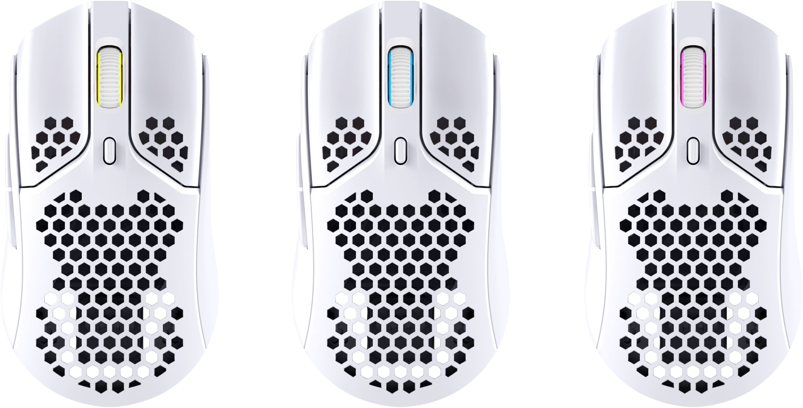 HyperX Pulsefire Haste – bezprzewodowa mysz dla graczy (biała) - obrazek 5