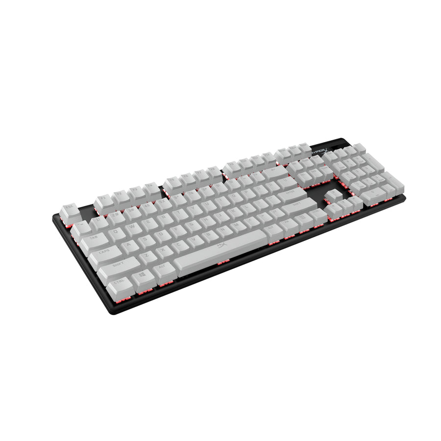 HyperX Klawisze Pudding – kompletny zestaw kluczy – PBT – biały (układ USA) - obrazek 3