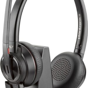 Poly Savi 8220 UC Microsoft Teams Certified DECT 1880-1900 MHz USB-A Headset EMEA - INTL English Loc  Euro plug