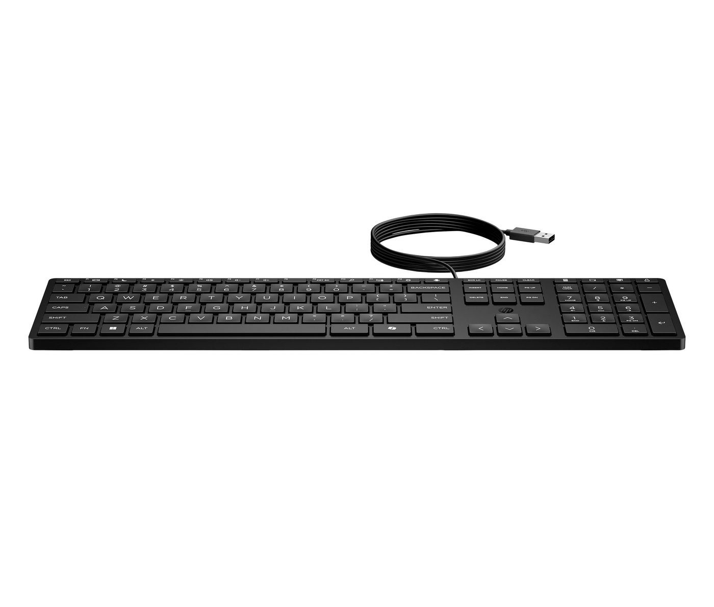 Klawiatura przewodowa HP 320K Wired Keyboard czarna