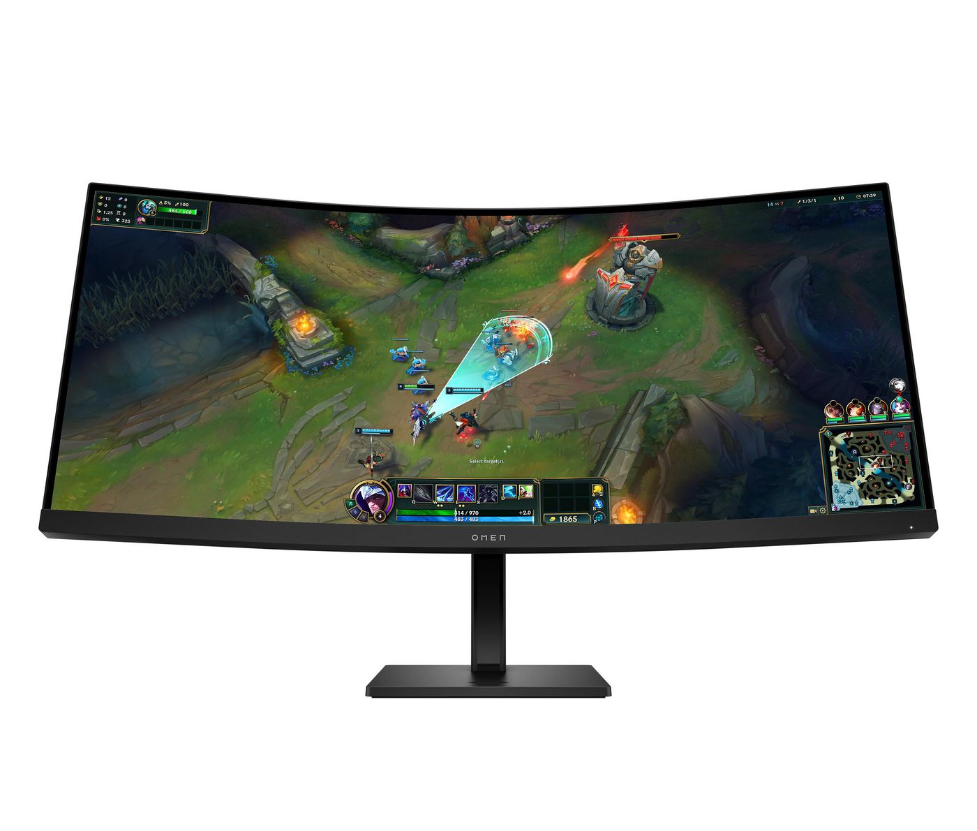 HP Omen Lcd 34C G2 Curved Va 34 86,4 Cm Wqhd 3440X1440 1Ms 185 Hz 400 Nits2Xhdmidpvesa Computer Monitor 86.4 Cm (34") 3440 X 1440 Pixels