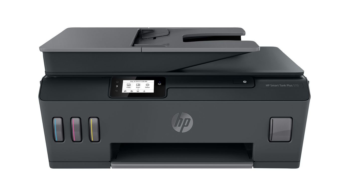HP Smart Tank Plus 570 - Urządzenie wielofunkcyjne atramentowe - drukowanie, skanowanie, kopiowanie, 4800 x 1200 DPI, A4, 11 ppm, Wi-Fi, AirPrint, Google Cloud