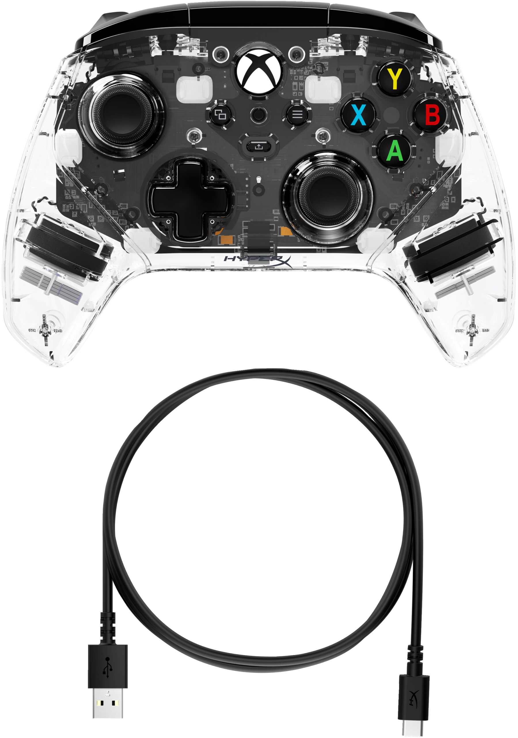 HyperX Clutch Gladiate – przewodowy kontroler do gier z podświetleniem RGB – Xbox - obrazek 5
