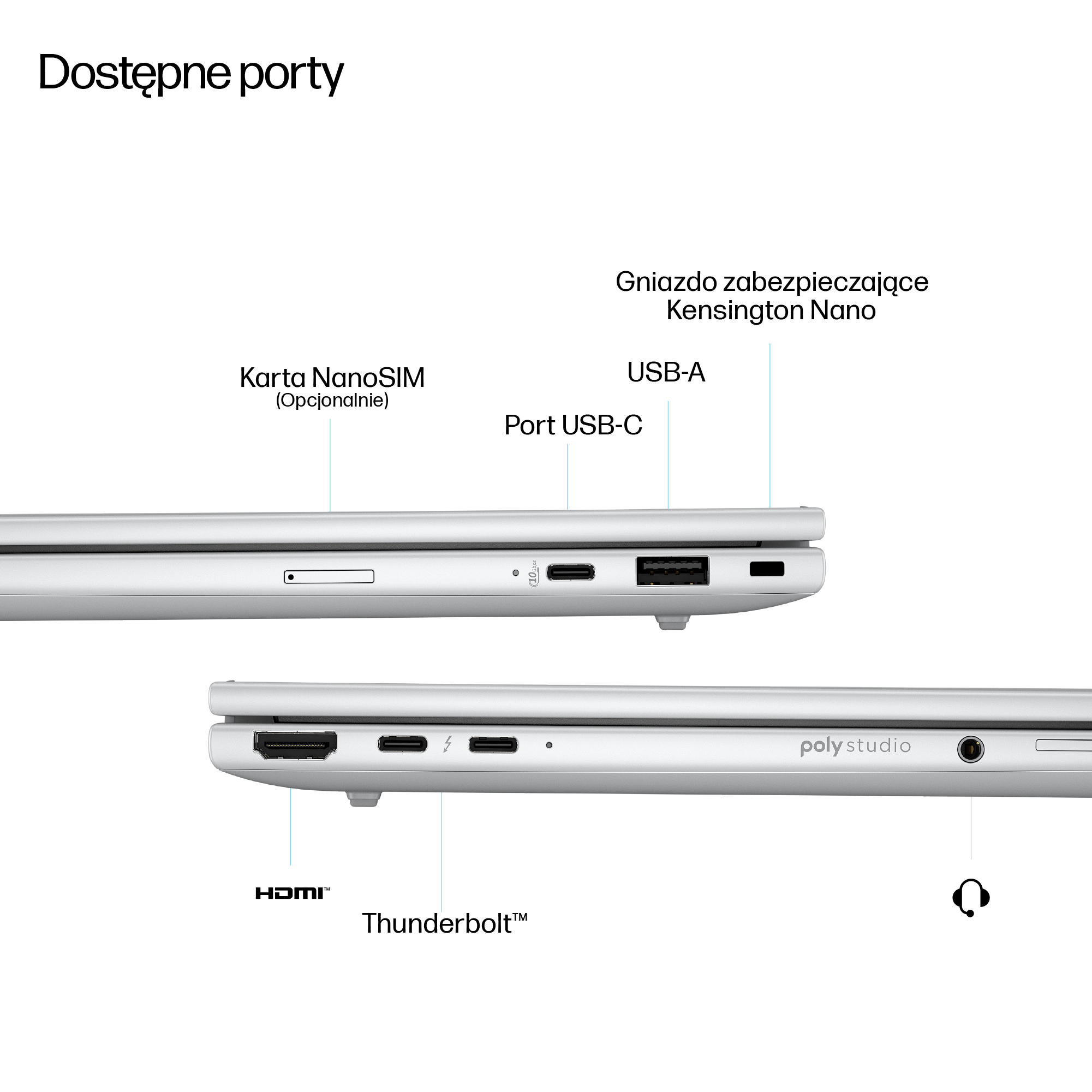 HP EliteBook 8 G1a 16 AMD Ryzen AI 5 PRO 340 - Laptop Biznesowy - obrazek 4