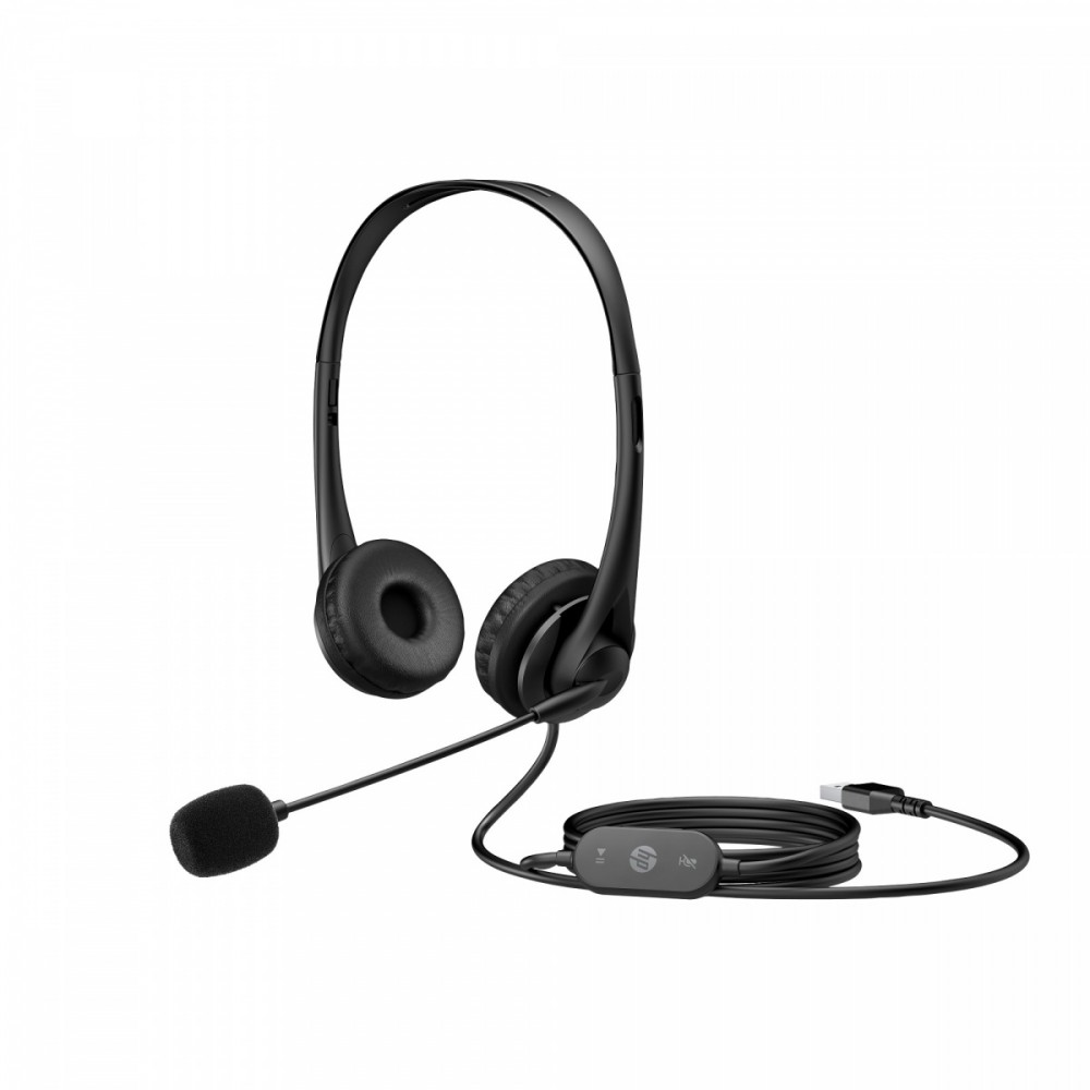 HP Stereo USB Headset G2 (428H5AA#ABB) - Przewodowy zestaw słuchawkowy USB-A