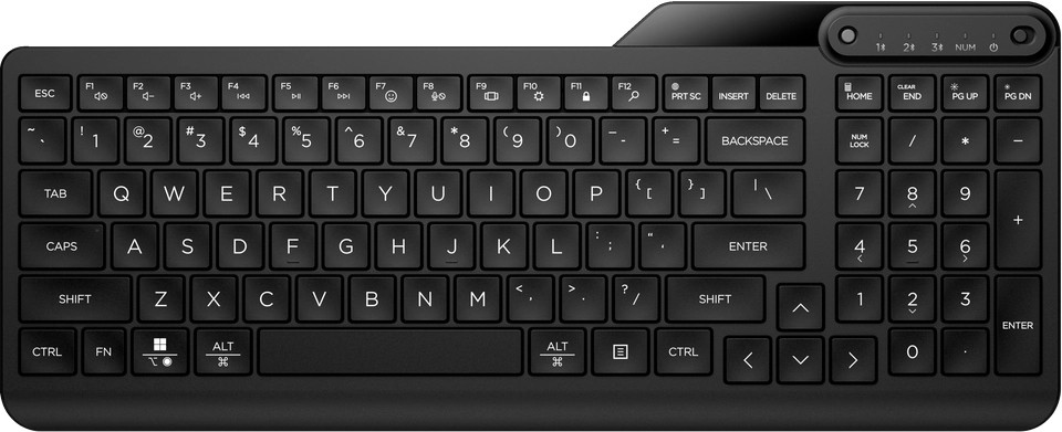 Klawiatura HP 460 bezprzewodowa 100% (full-size) czarna
