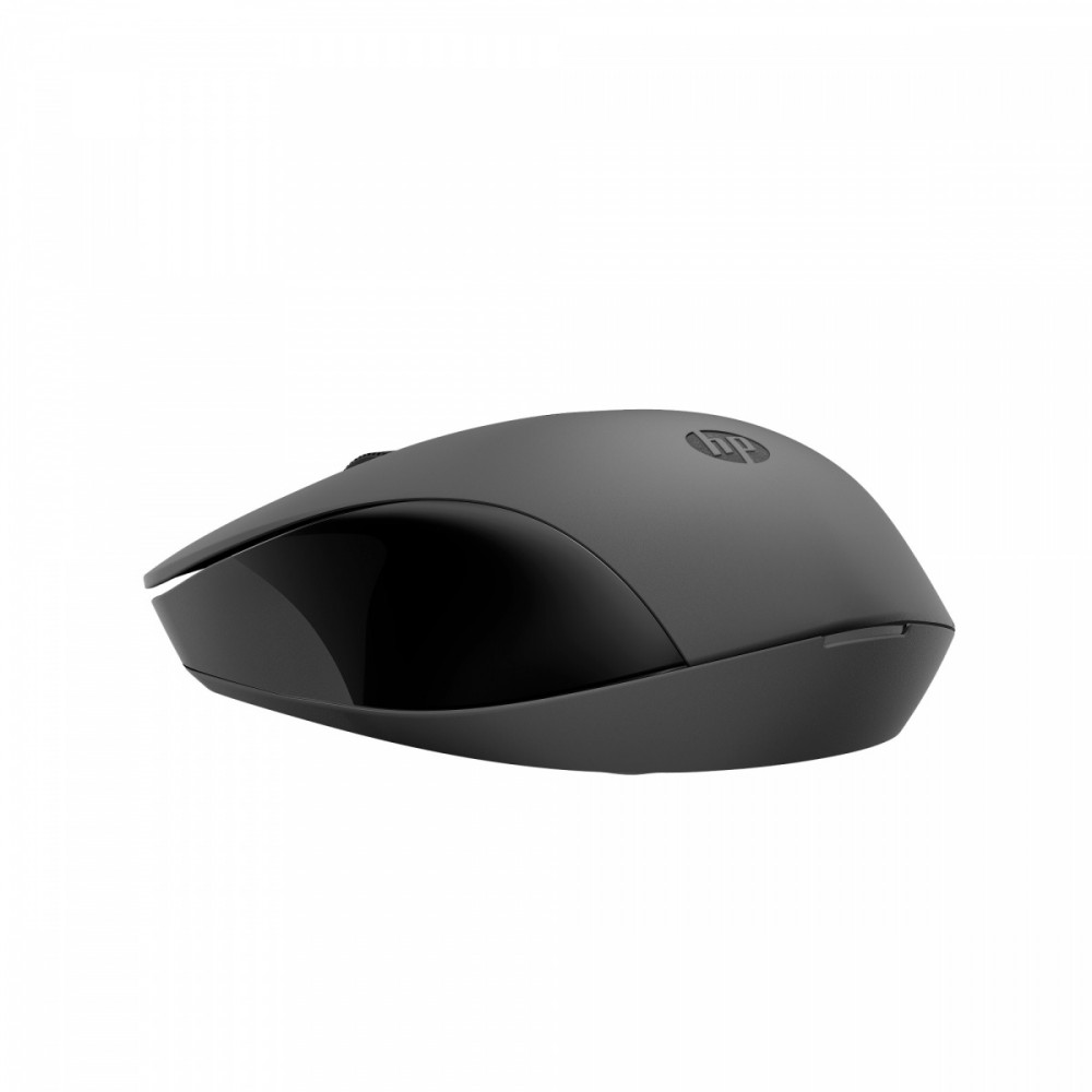 HP 150 Wireless Mouse 150 Wireless Mouse, 150 Wireless Mouse, Ambidextrous, Optical, RF Wireless, 1600 DPI, Black - obrazek 3