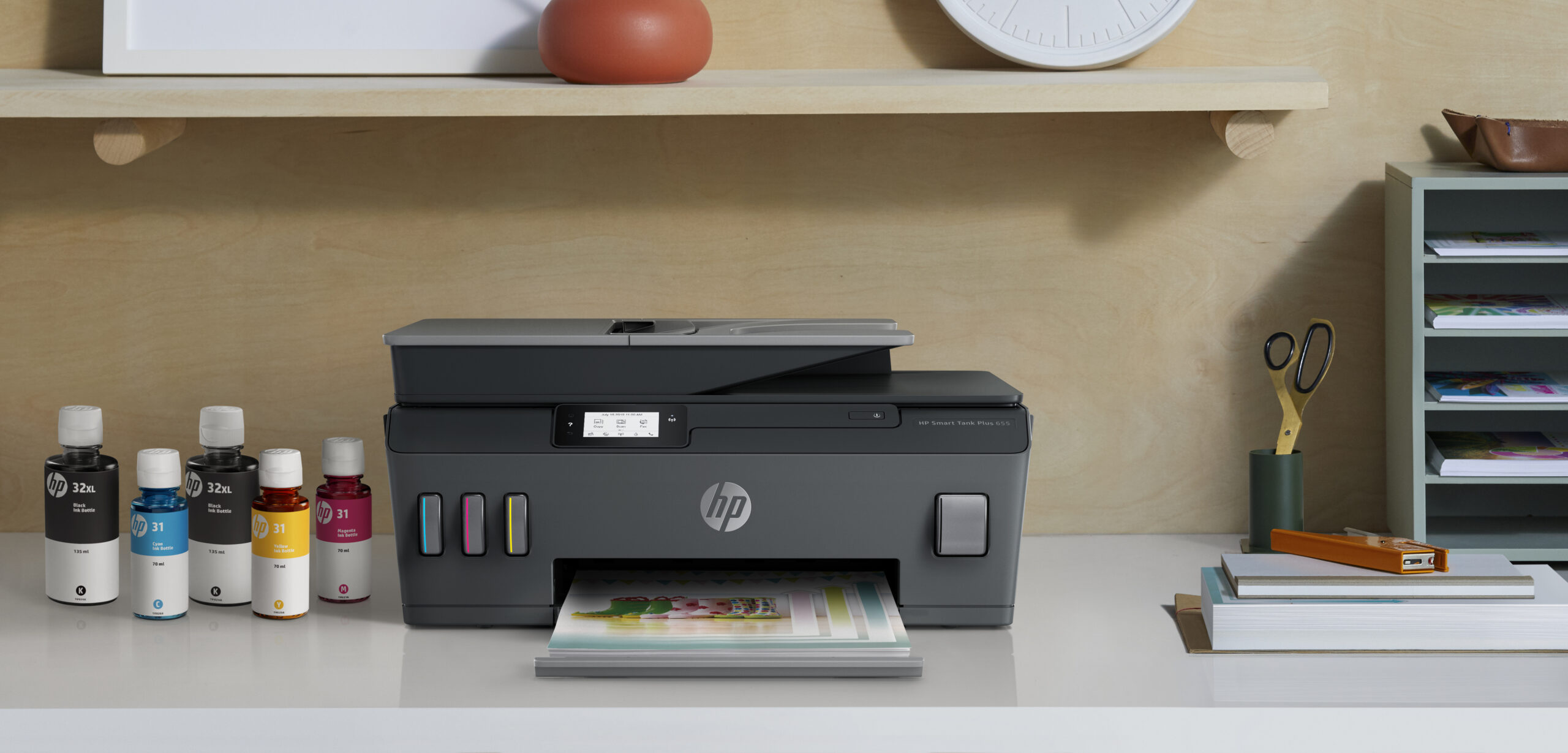 HP Smart Tank Plus 655 Wireless All-in-One - Drukarka atramentowa - obrazek 3
