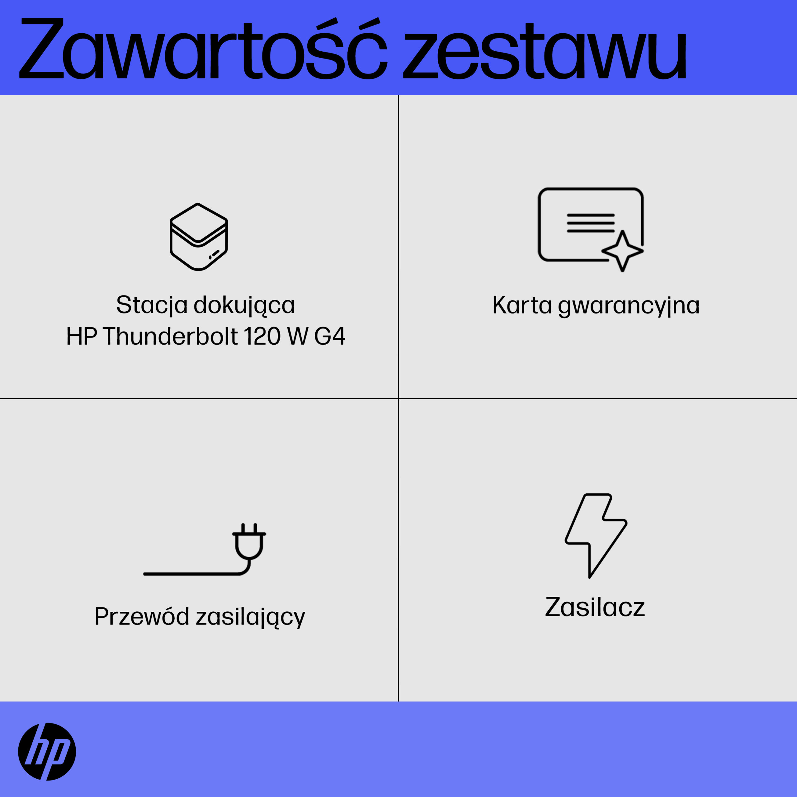 HP Thunderbolt Dock 120W G4 HP Thunderbolt Dock 120W G4, Wired, Thunderbolt 4, Black, Kensington, 100 - 240 V, 50/60 Hz - obrazek 3
