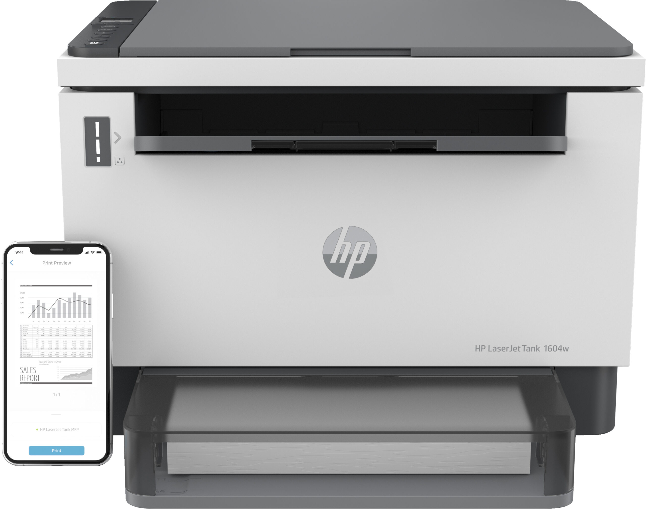 HP LaserJet Urządzenie wielofunkcyjne Tank 1604w