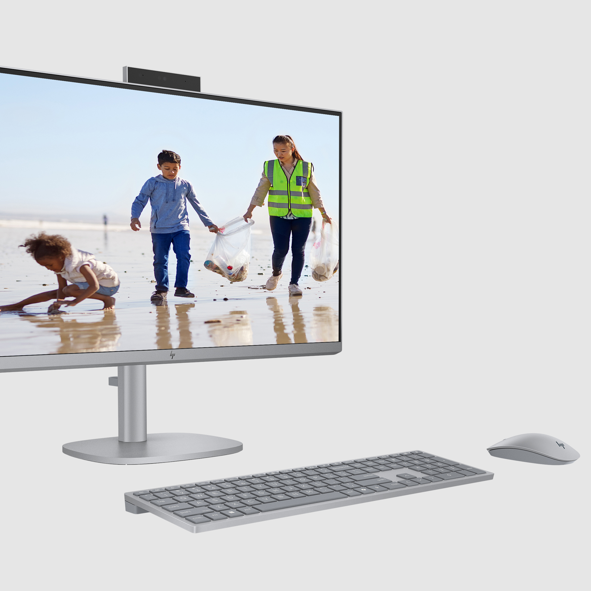 HP OmniStudio X 32-c0019nw PC Intel Core Ultra 5 125H 80 cm (31.5") 3840 x 2160 px All-in-One PC 32 GB DDR5-SDRAM 1 TB SSD NVIDIA GeForce RTX 4050 Windows 11 Home Wi-Fi 7 (802.11be) AI PC Srebrny - obrazek 5