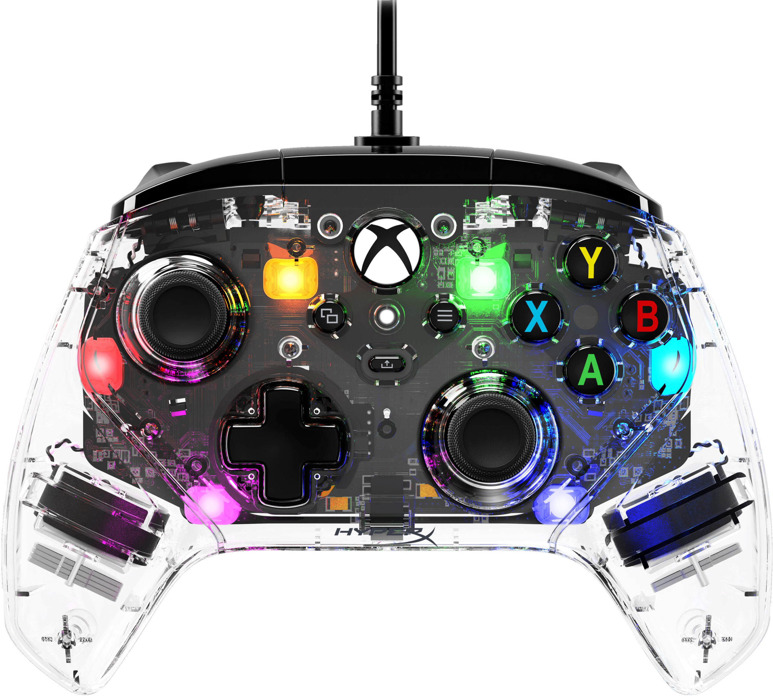 HyperX Clutch Gladiate – przewodowy kontroler do gier z podświetleniem RGB – Xbox