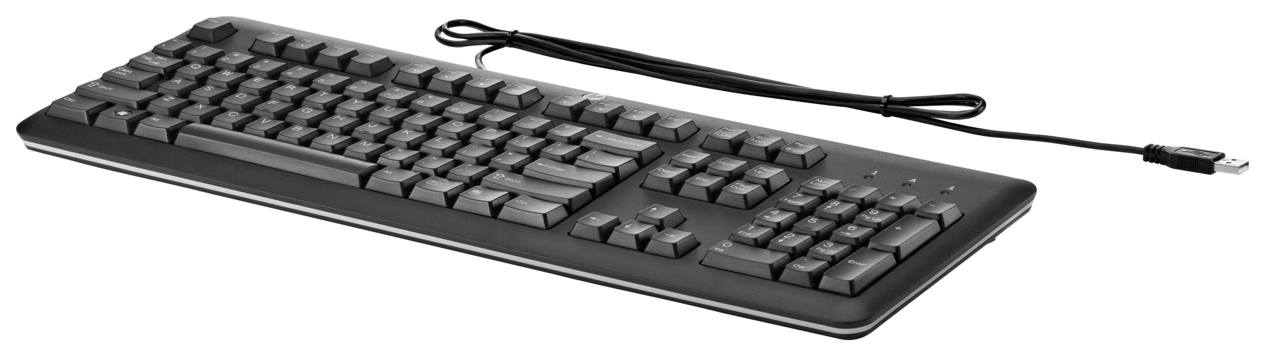 HP QY776AA klawiatura Biuro USB Czarny