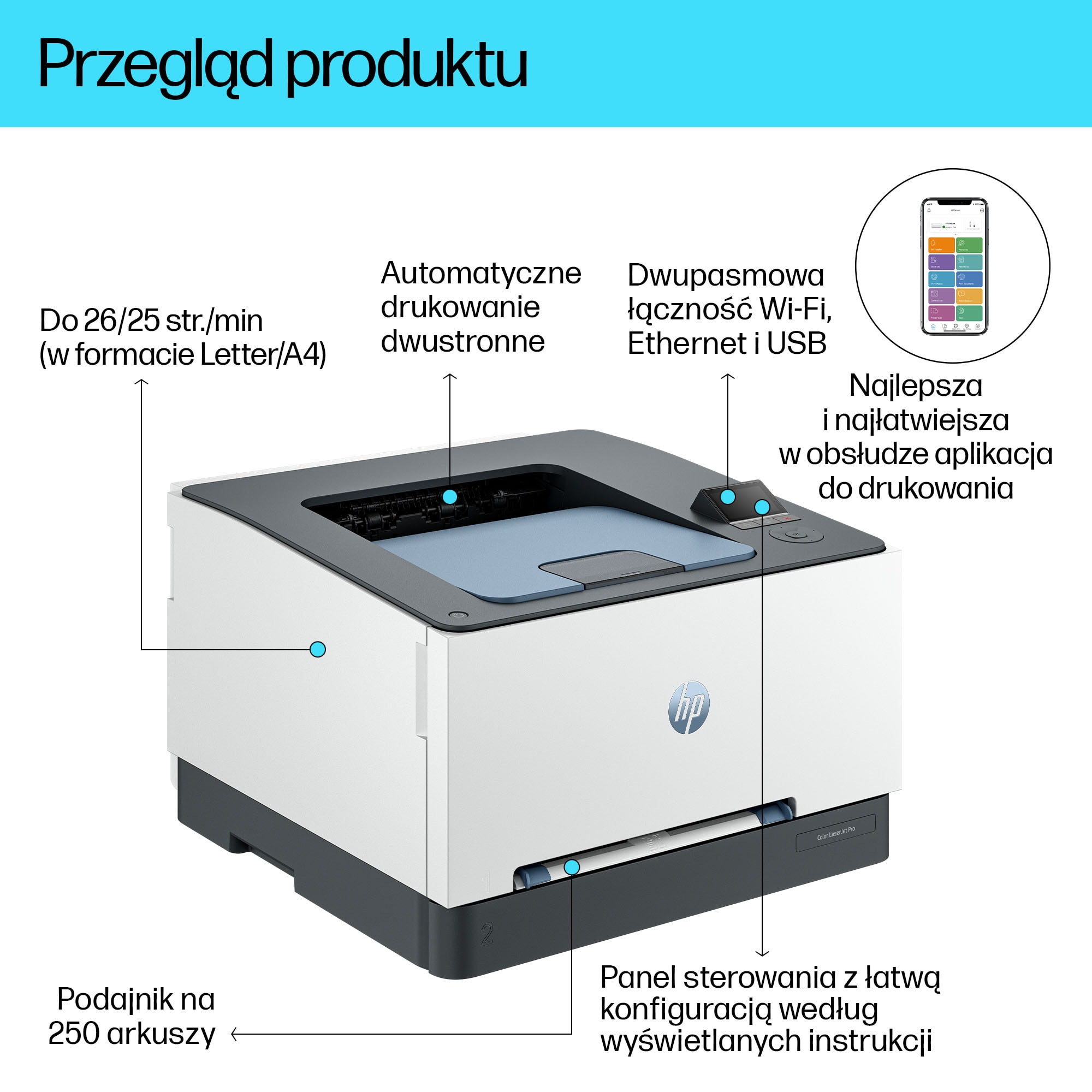 HP Color LaserJet Pro 3202dw - obrazek 4
