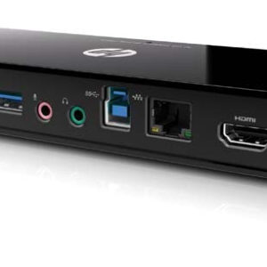 HP 3005pr USB3 Port Replicator Przewodowa USB 3.2 Gen 1 (3.1 Gen 1) Type-A Czarny