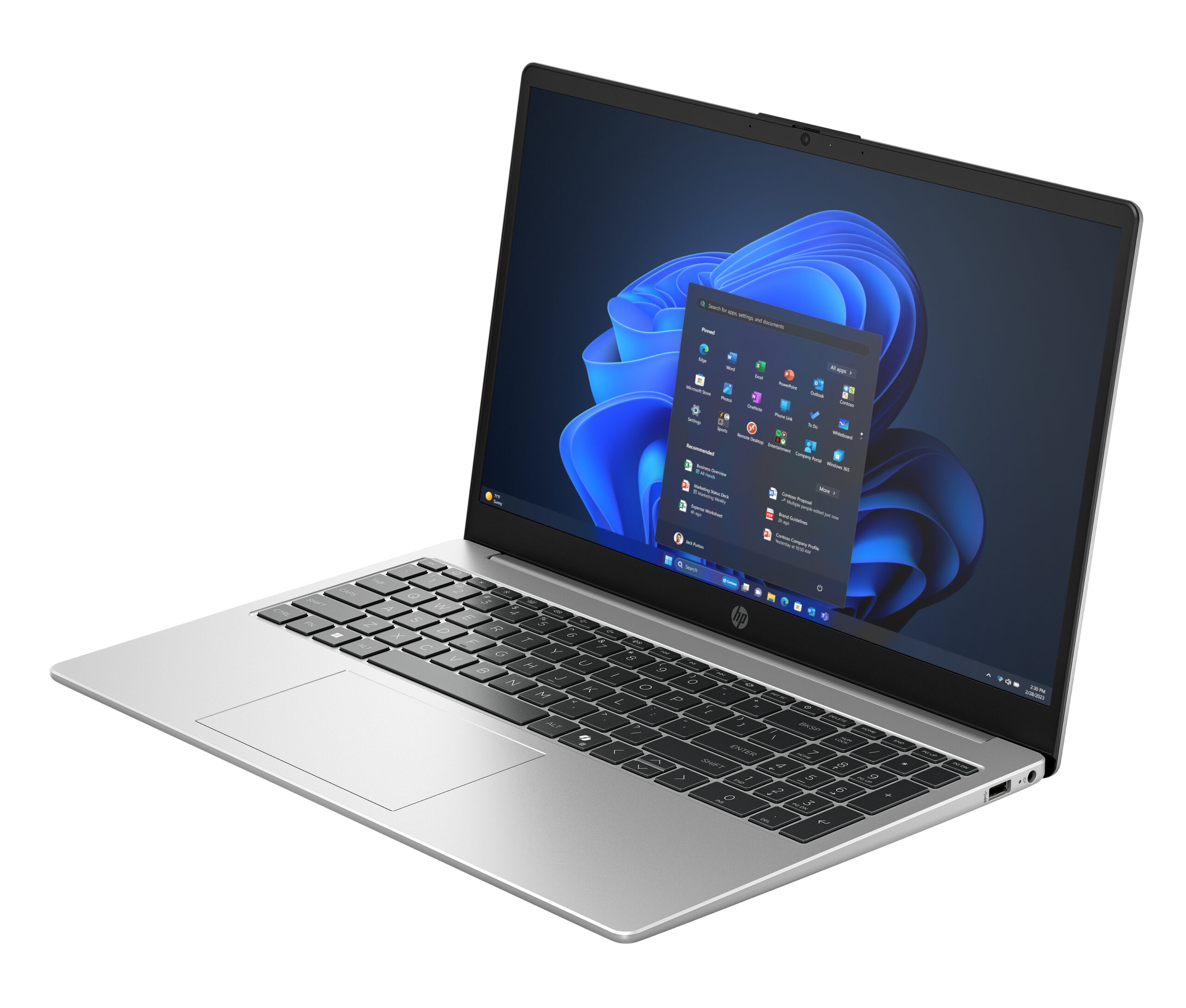 HP 255R G10 AMD Ryzen™ 7 7735U Laptop 39,6 cm (15.6") Full HD 16 GB DDR5-SDRAM 512 GB SSD Wi-Fi 6 (802.11ax) Windows 11 Home Srebrny - obrazek 4