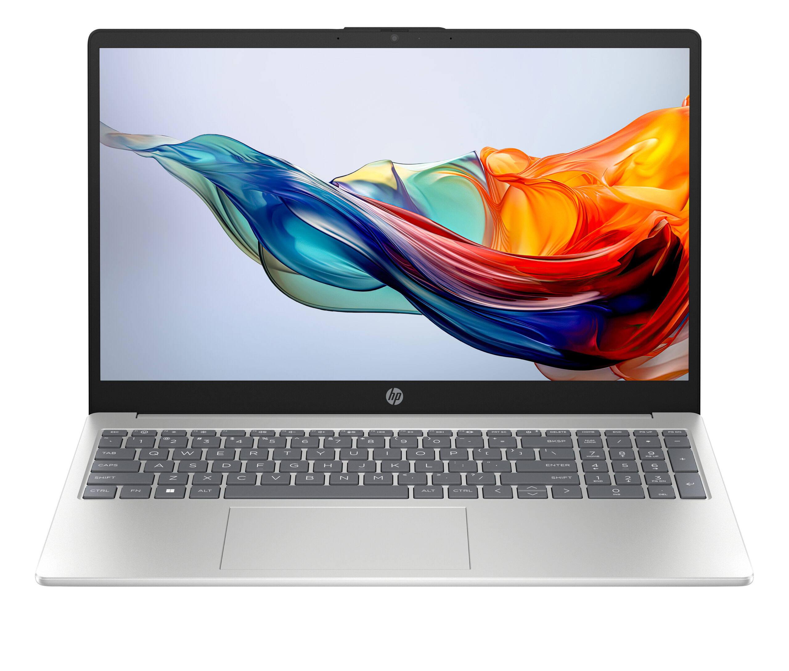 HP 15-fc0054nw AMD Ryzen™ 7 5825U Laptop 39,6 cm (15.6") Full HD 16 GB DDR4-SDRAM 512 GB SSD Wi-Fi 6 (802.11ax) Free DOS Srebrny