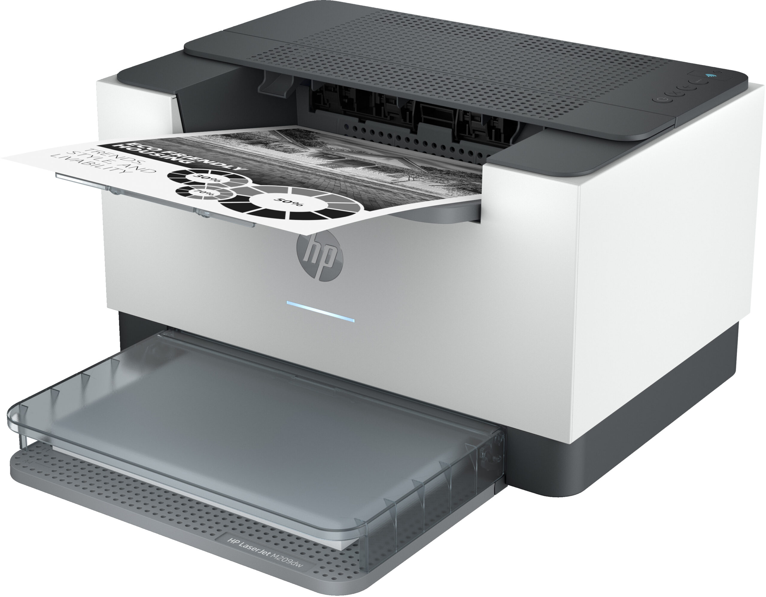 HP LaserJet M209dw - Monochromatyczna drukarka laserowa z duplexem i Wi-Fi - obrazek 2