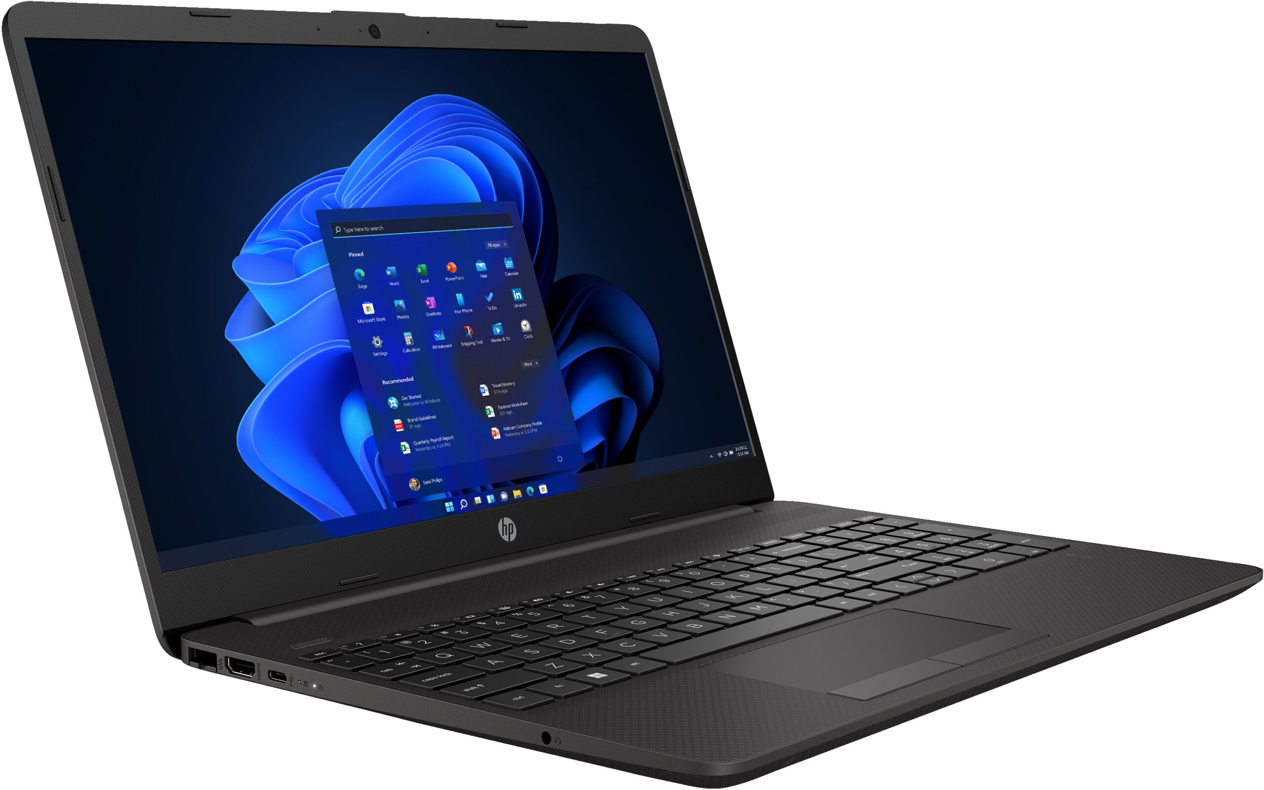 HP 255 G9 AMD Ryzen™ 5 5625U Laptop 39,6 cm (15.6") Full HD 8 GB DDR4-SDRAM 512 GB SSD Wi-Fi 6 (802.11ax) Free DOS Srebrny - obrazek 2