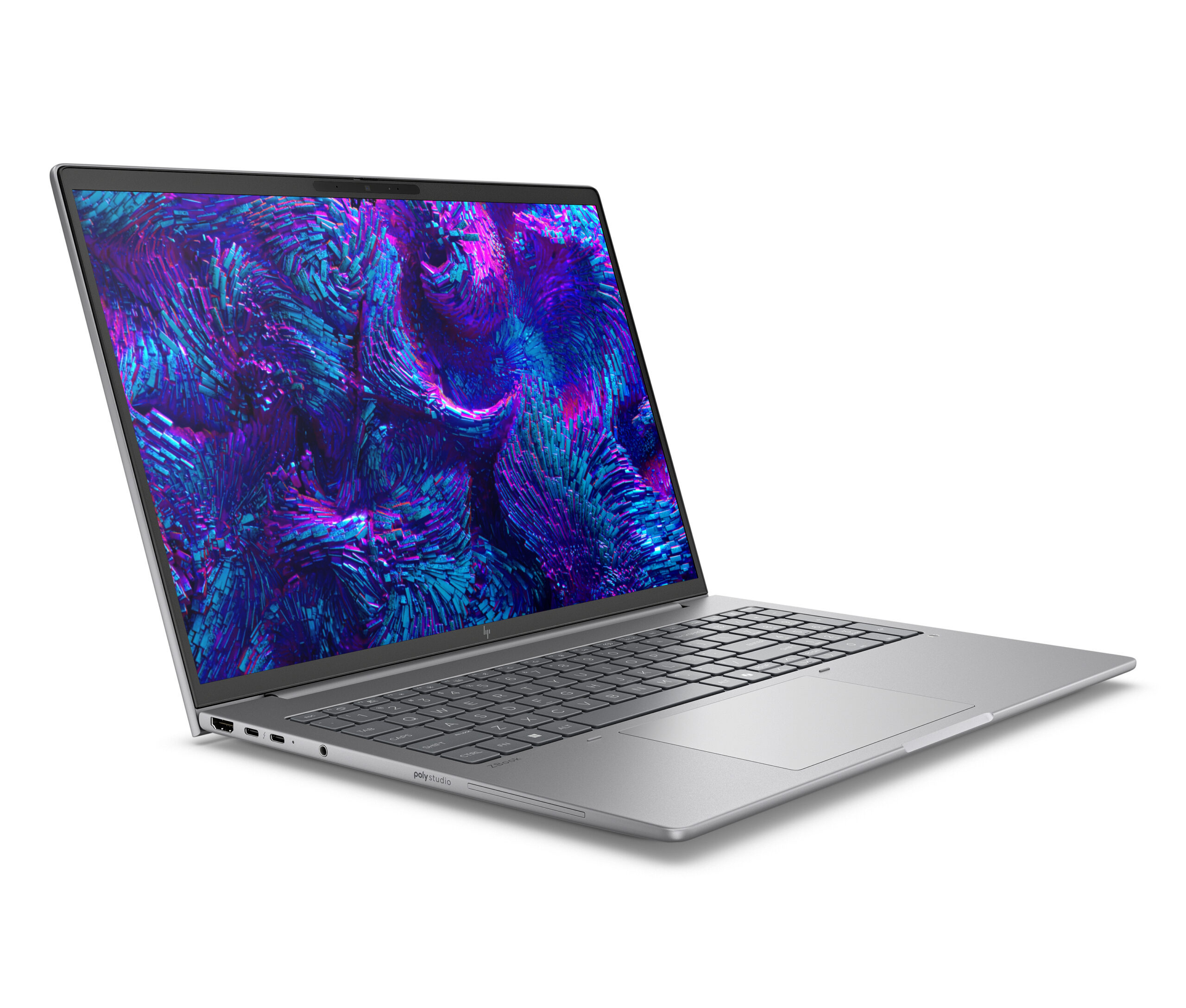 HP ZBook 8 G1i Intel Core Ultra 7 255H Mobilna stacja robocza 40,6 cm (16") WUXGA 32 GB DDR5-SDRAM 1 TB SSD NVIDIA RTX 500 Ada Wi-Fi 7 (802.11be) Windows 11 Pro AI Workstation, AI PC Srebrny - obrazek 2
