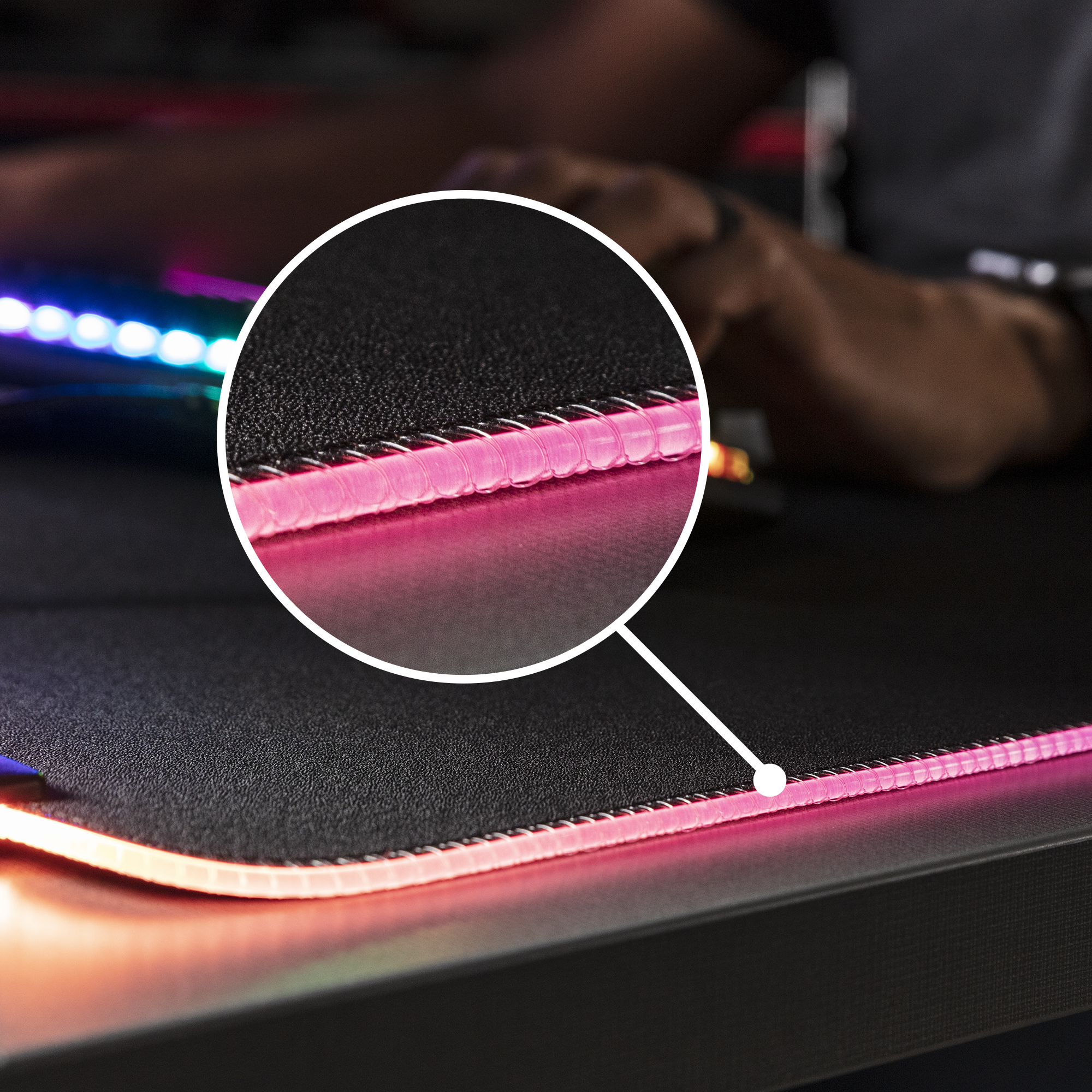 HyperX Pulsefire Mat – podkładka pod mysz do gier – tkanina (XL) - obrazek 5