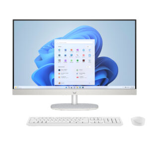 HP 27-cr0224nw Intel® Core™ i5 i5-1335U 68,6 cm (27") 1920 x 1080 px All-in-One PC 16 GB DDR4-SDRAM 512 GB SSD Free DOS Wi-Fi 6 (802.11ax) Biały
