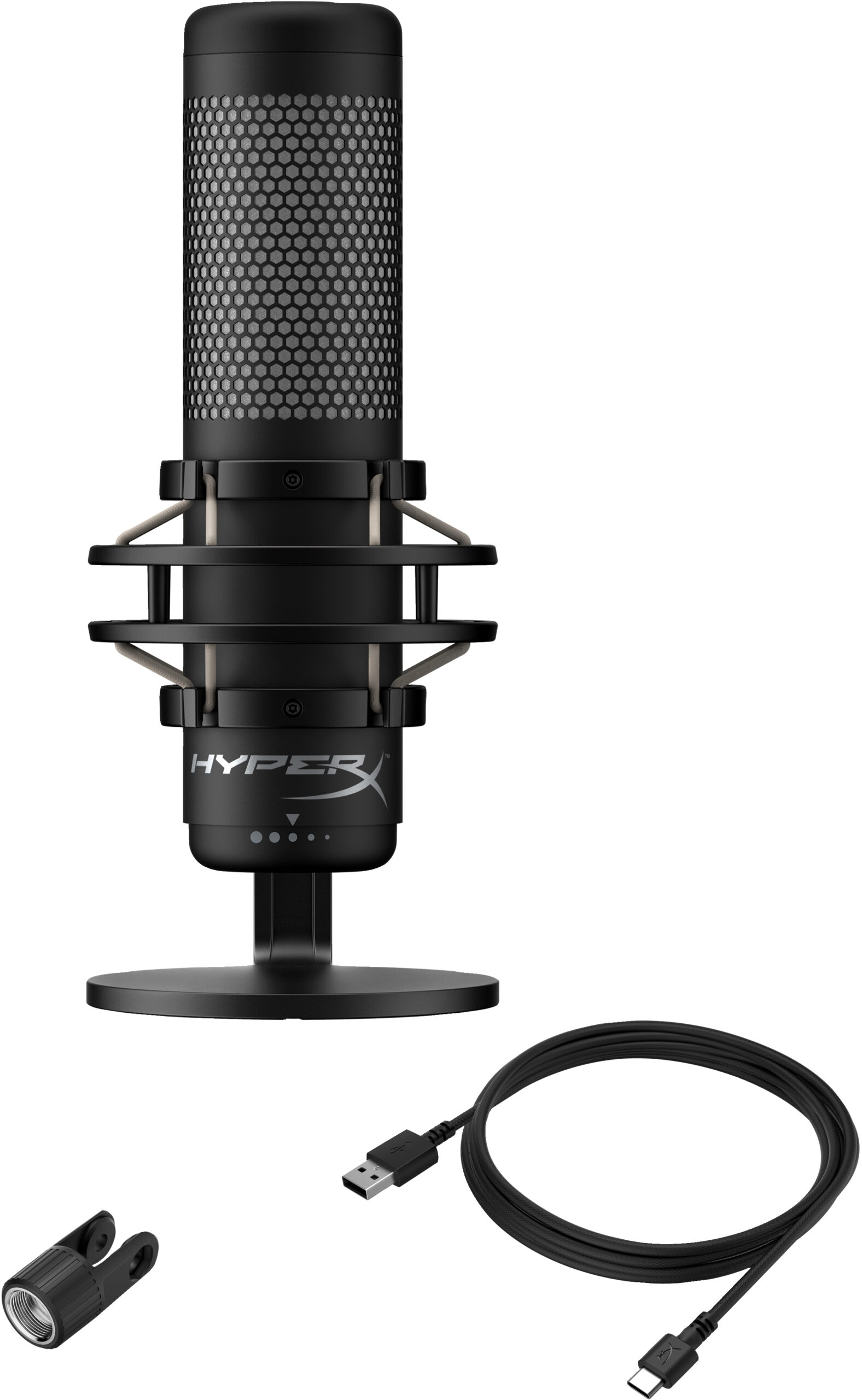 HyperX QuadCast S – mikrofon USB (czarno-szary) – podświetlenie RGB - obrazek 5