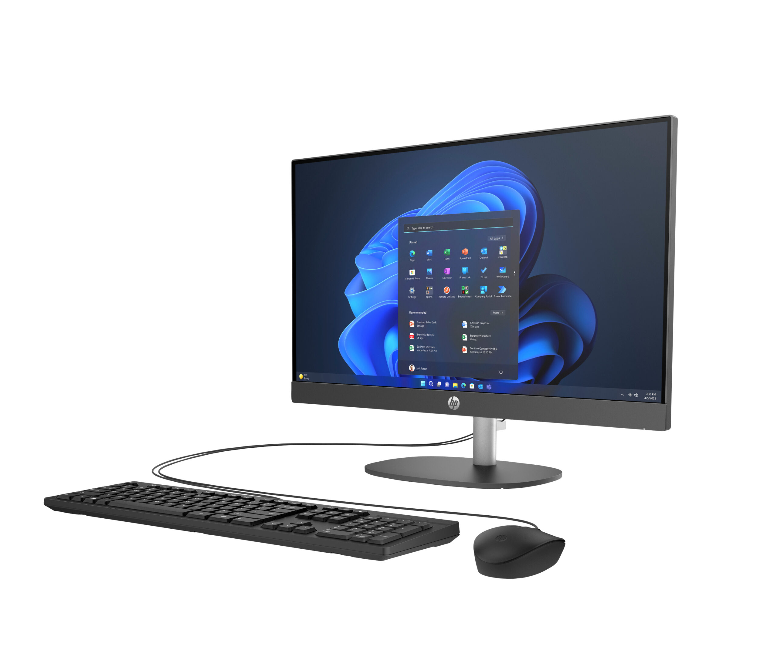 HP ProOne 240 G10 AiO - Intel Ultra 5, 16GB RAM, 512GB SSD - obrazek 4