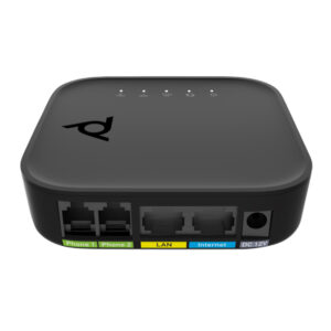 Poly ATA 402 2FXS Voice Port VoIP Adapter with Open SIP and Power Supply