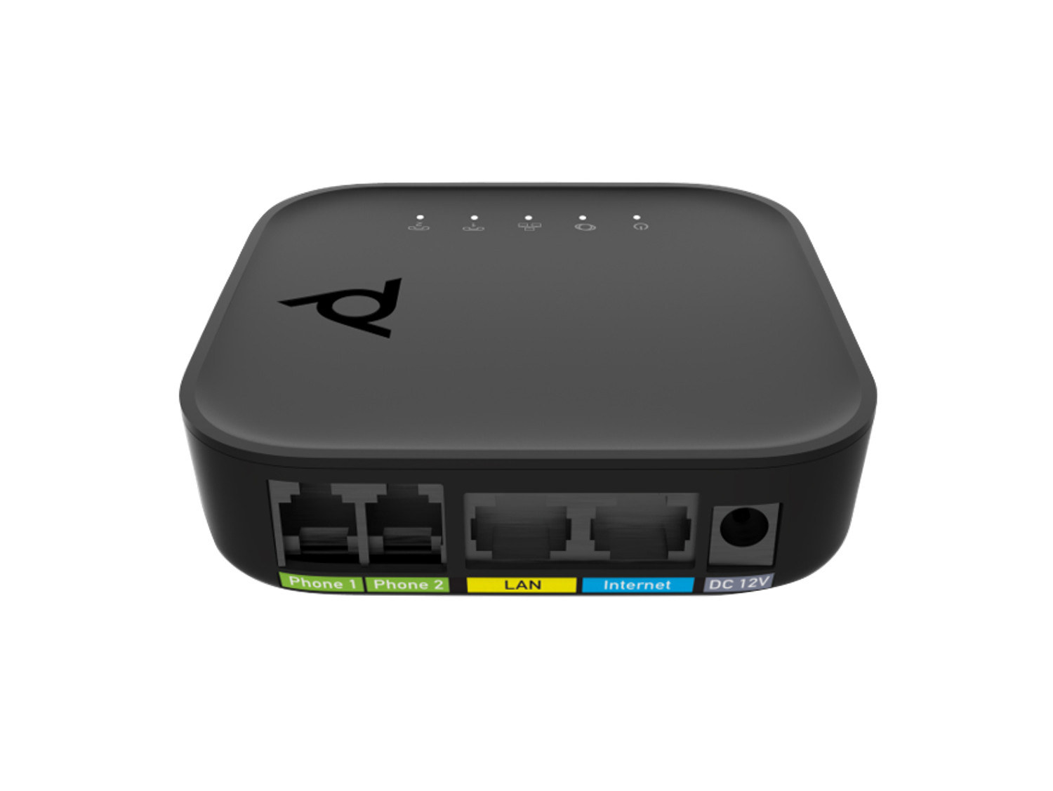 Poly ATA 402 2FXS Voice Port VoIP Adapter with Open SIP and Power Supply