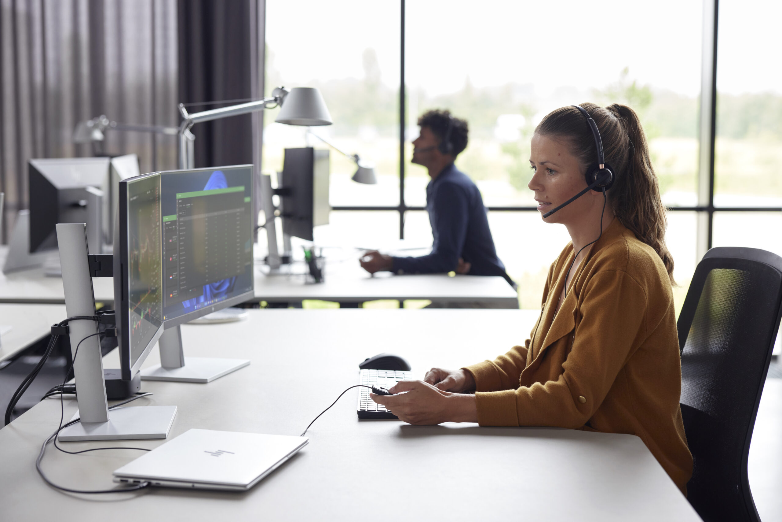HP Poly EncorePro 525 Stereo USB-A - Microsoft Teams Certified Headset - obrazek 2