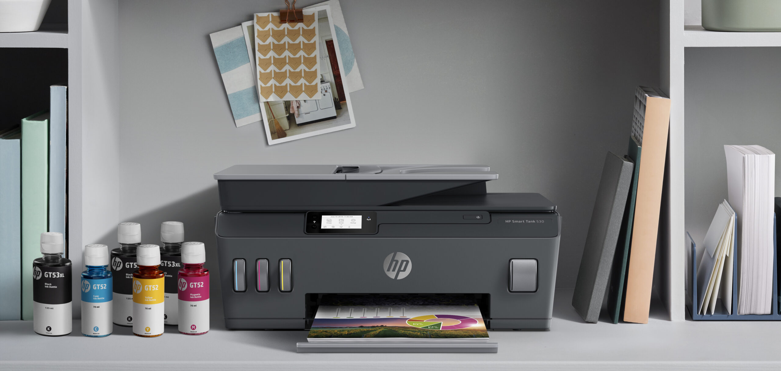 HP Smart Tank 530 Wireless All-in-One - Drukarka atramentowa z CISS - obrazek 3