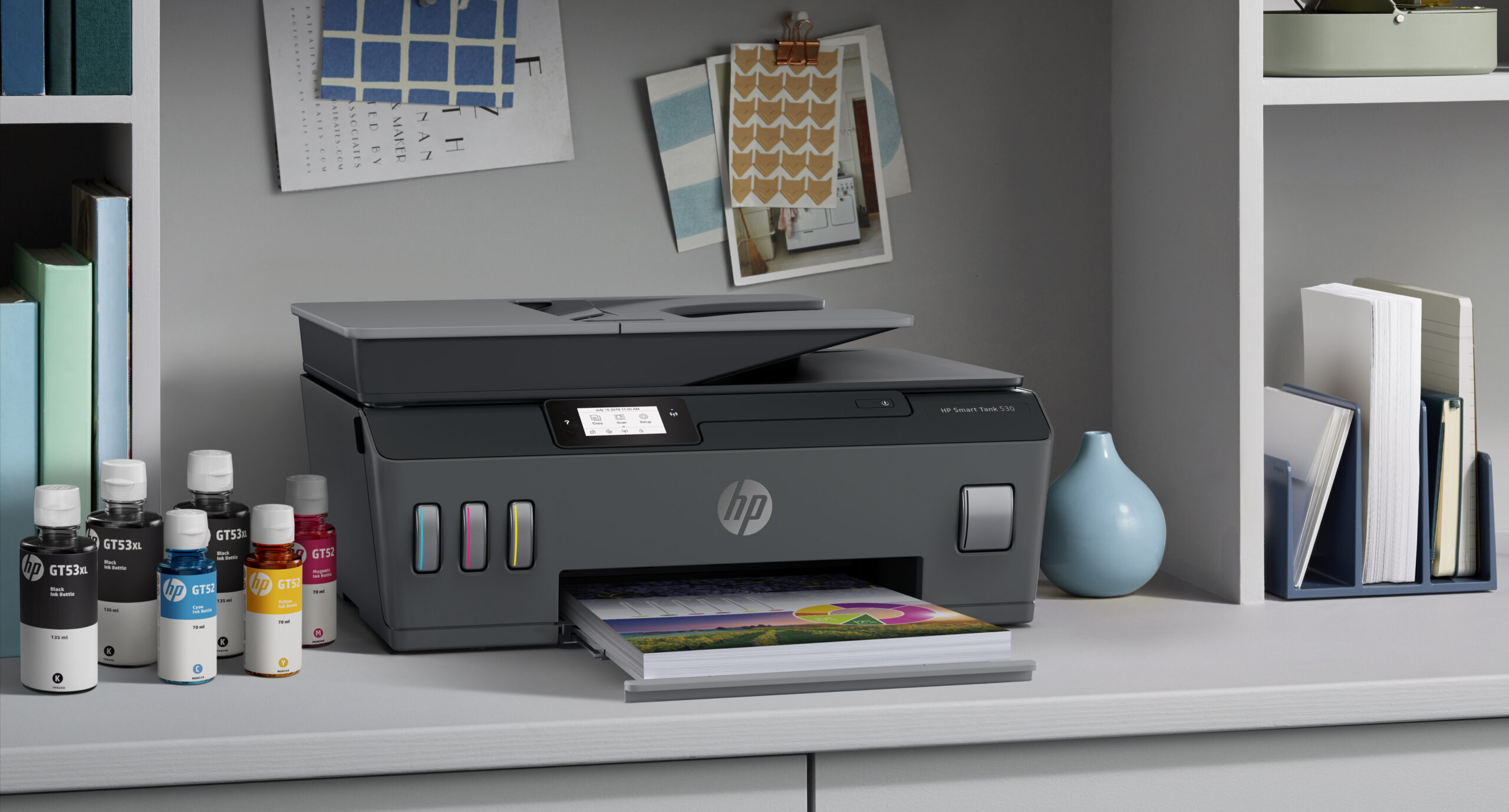 HP Smart Tank 530 Wireless All-in-One - Drukarka atramentowa z CISS - obrazek 5