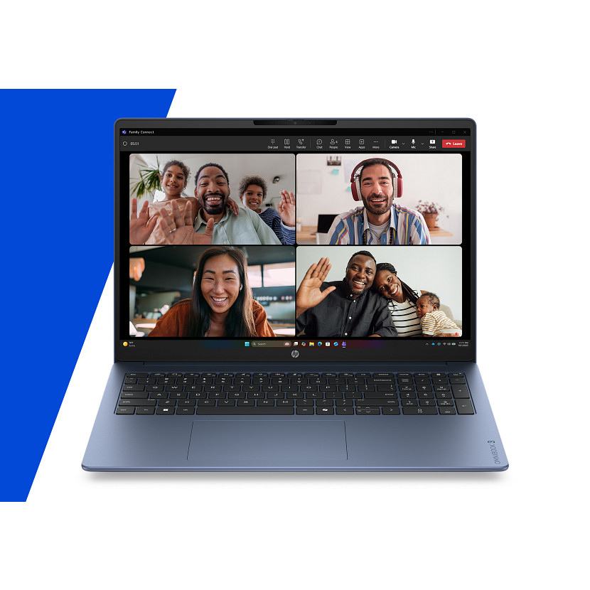 HP DG4B6EA notebook/laptop Intel Core 3 40,6 cm (16") 2K 12 GB DDR5-SDRAM 512 GB SSD Wi-Fi 6 (802.11ax) Windows 11 Home AI PC Niebieski, Szary - obrazek 4