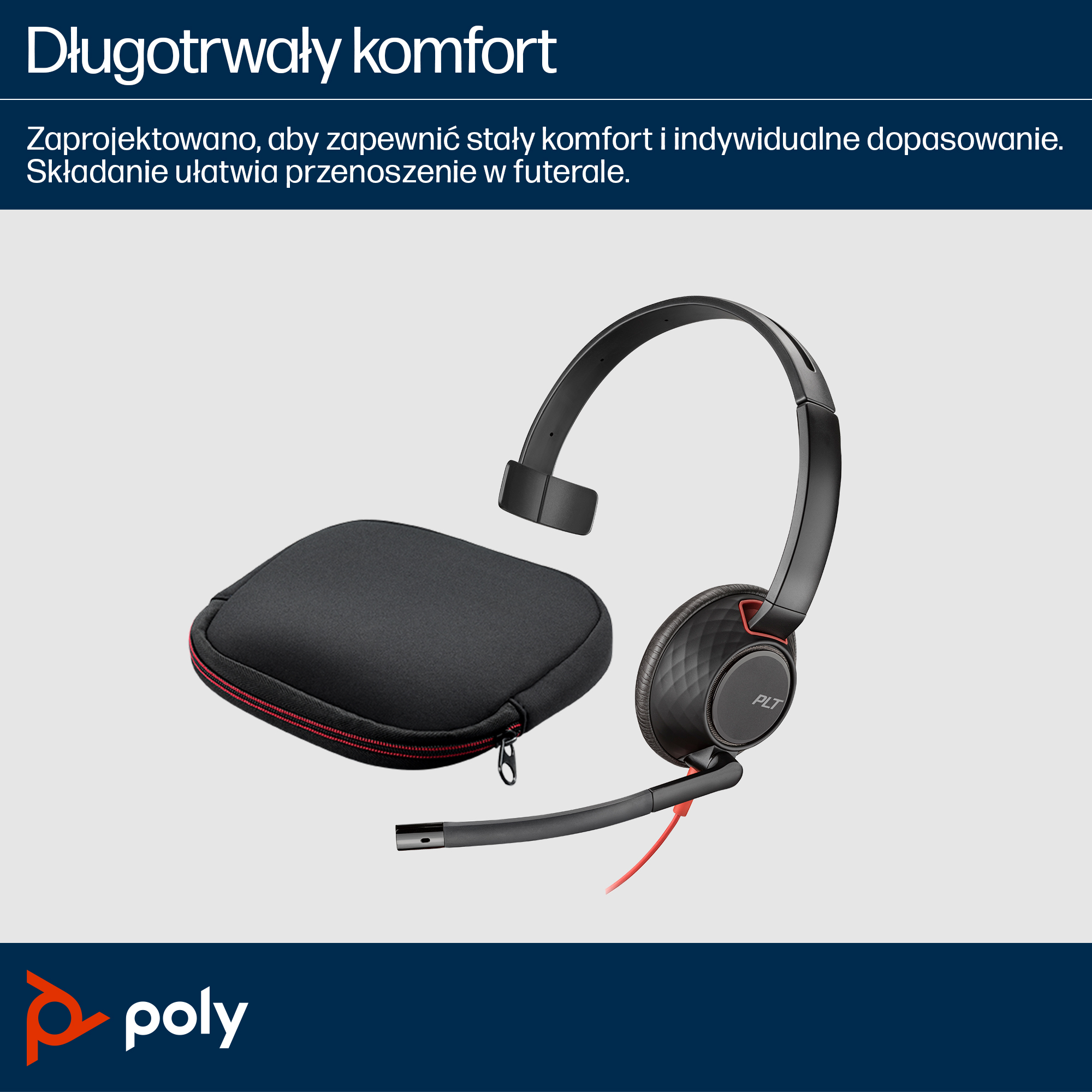 HP Blackwire 5210 Monaural USB-C Headset (8X230AA) - obrazek 5