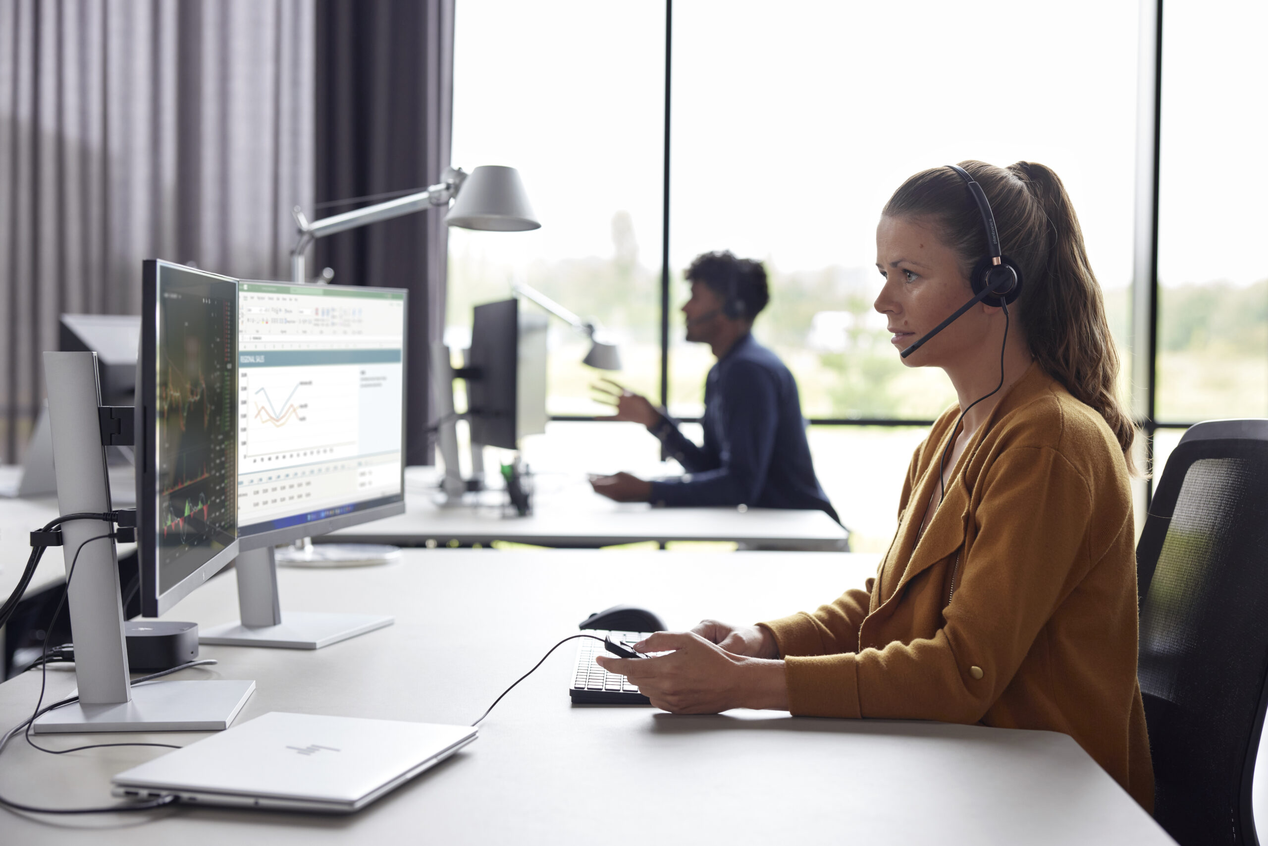 HP Poly EncorePro 525 Stereo USB-A - Microsoft Teams Certified Headset - obrazek 3