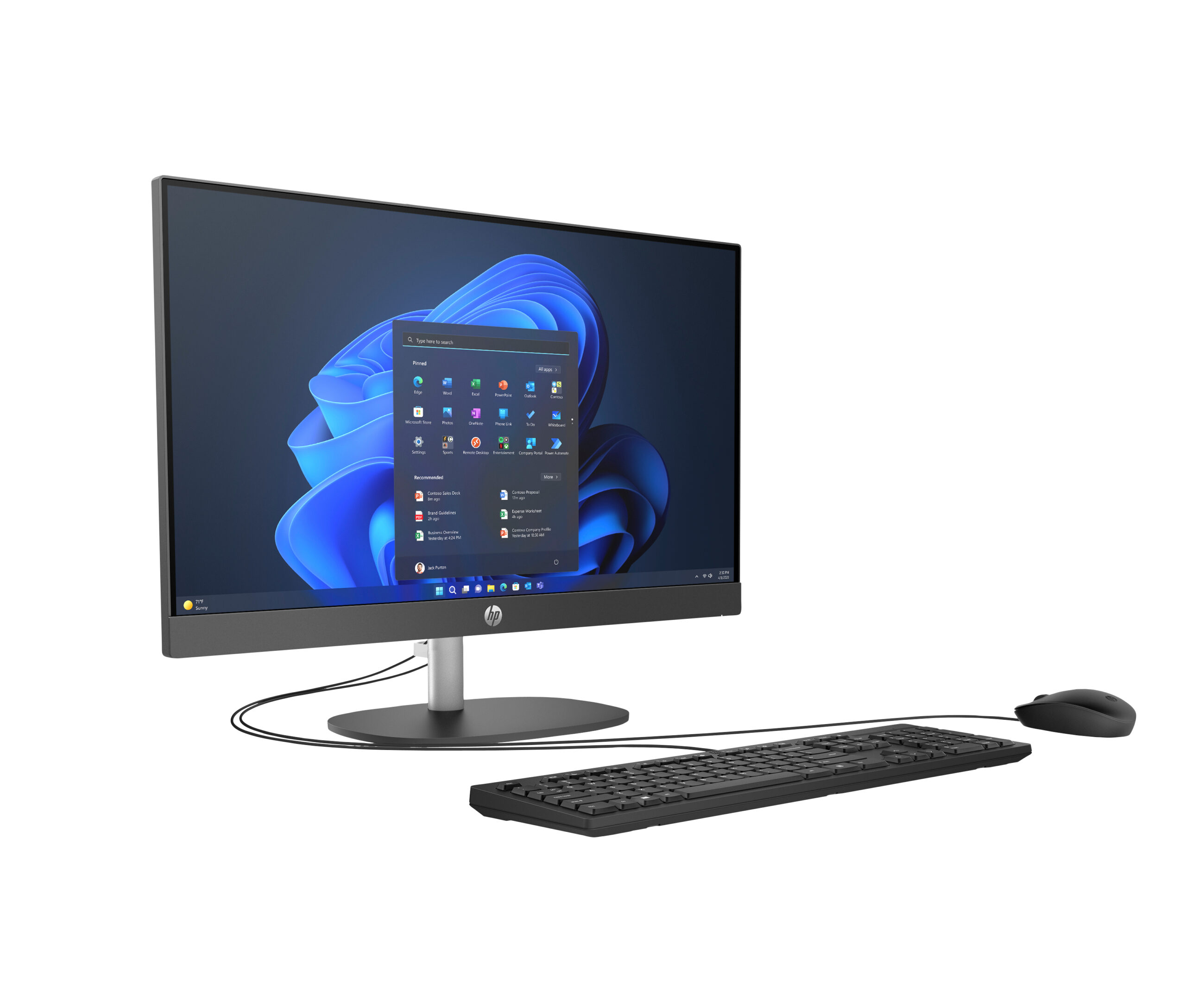 HP ProOne 240 G10 AiO - Intel Ultra 5, 16GB RAM, 512GB SSD - obrazek 2