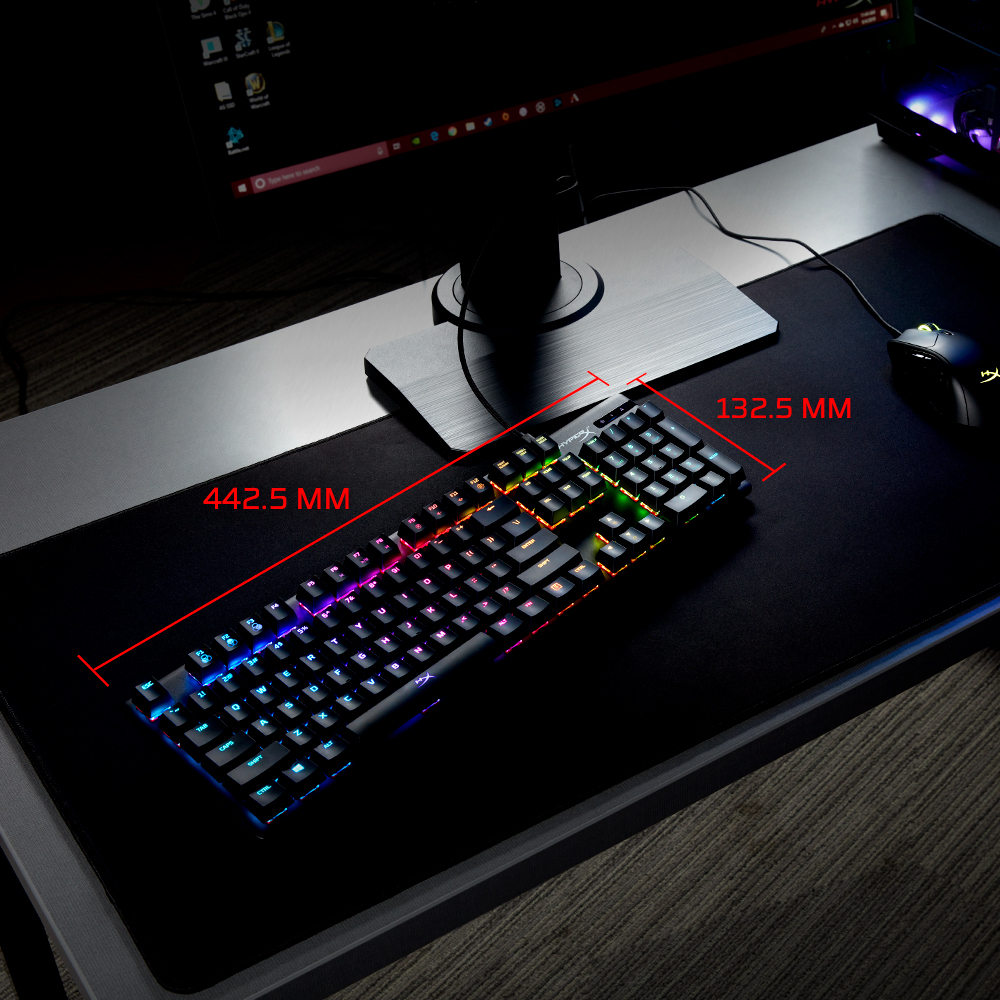HyperX Alloy Origins – klawiatura mechaniczna do gier – HX Aqua (układ USA) - obrazek 4