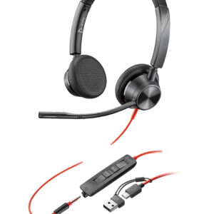 HP Poly Blackwire 3325 Stereo USB-C Headset - Łączność hybrydowa
