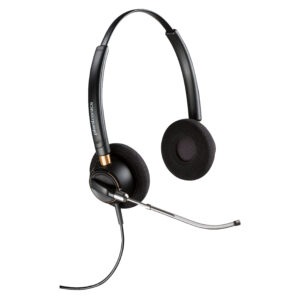 HP Poly EncorePro 520V Binaural Headset VoiceTube +Quick Disconnect