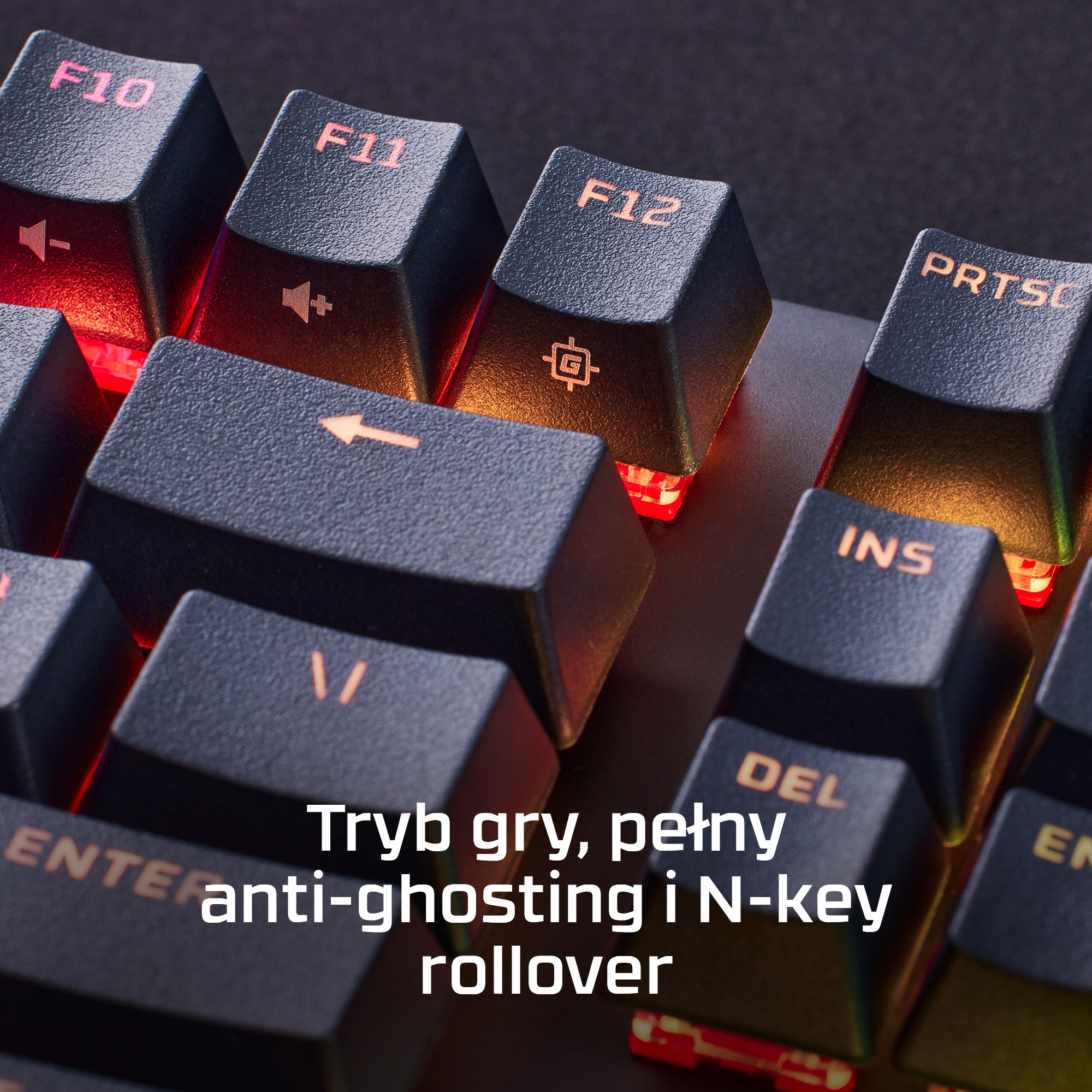 HyperX Alloy Origins PBT HX Red – mechaniczna klawiatura dla graczy - obrazek 5
