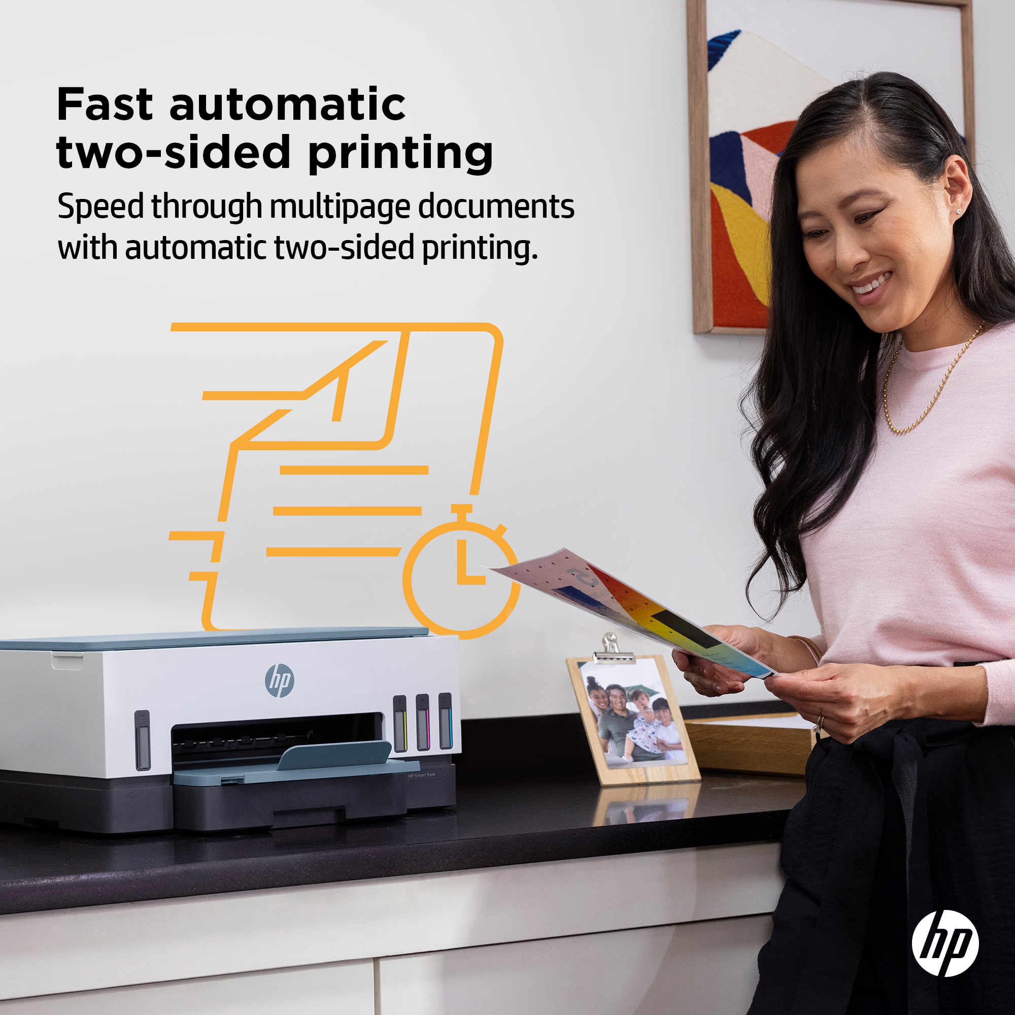 HP Smart Tank 7006 Wireless All-in-One Color Printer, Two-sided printing; Copier, Scanner - obrazek 5