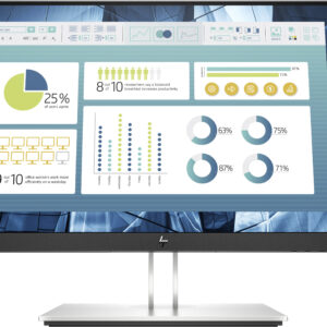 HP E-Series E22 G4 monitor komputerowy 54,6 cm (21.5") 1920 x 1080 px Full HD LCD Czarny, Srebrny