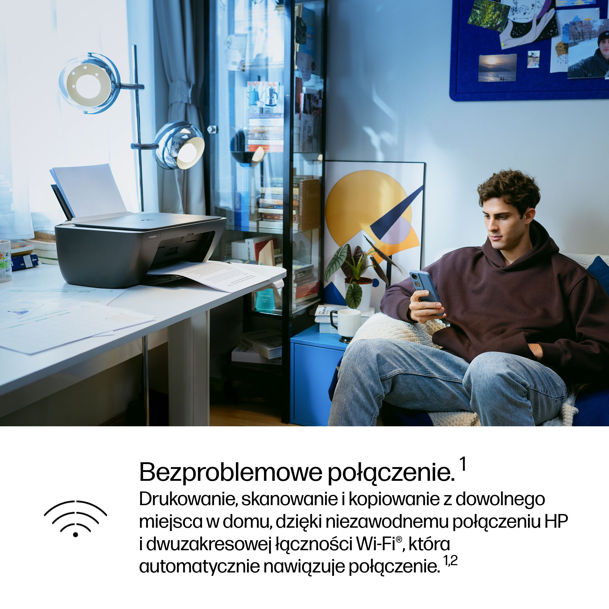 HP DeskJet 2910 All-in-One (89F98B) - Drukarka atramentowa z Wi-Fi - obrazek 3