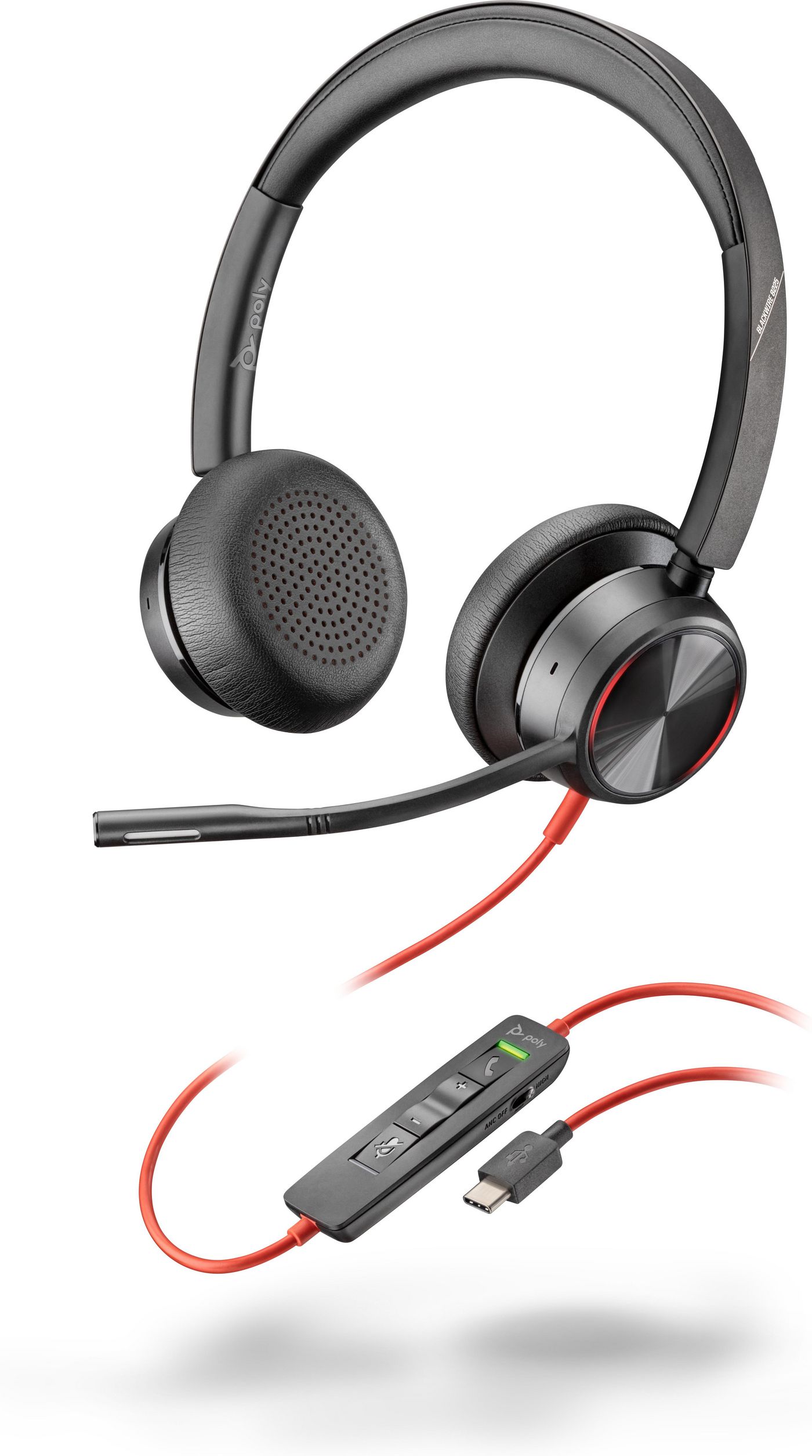 HP Poly Blackwire 8225 Stereo USB-C Headset