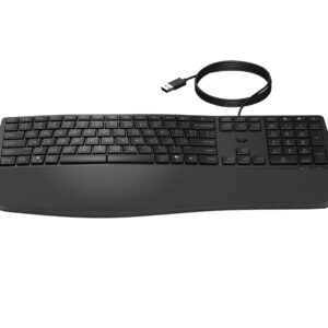 Klawiatura HP 480 Comfort przewodowa 100% czarna (8T6M1AA)