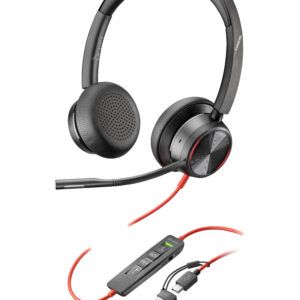 HP Poly Blackwire 8225 USB-C/A - Przewodowy zestaw słuchawkowy