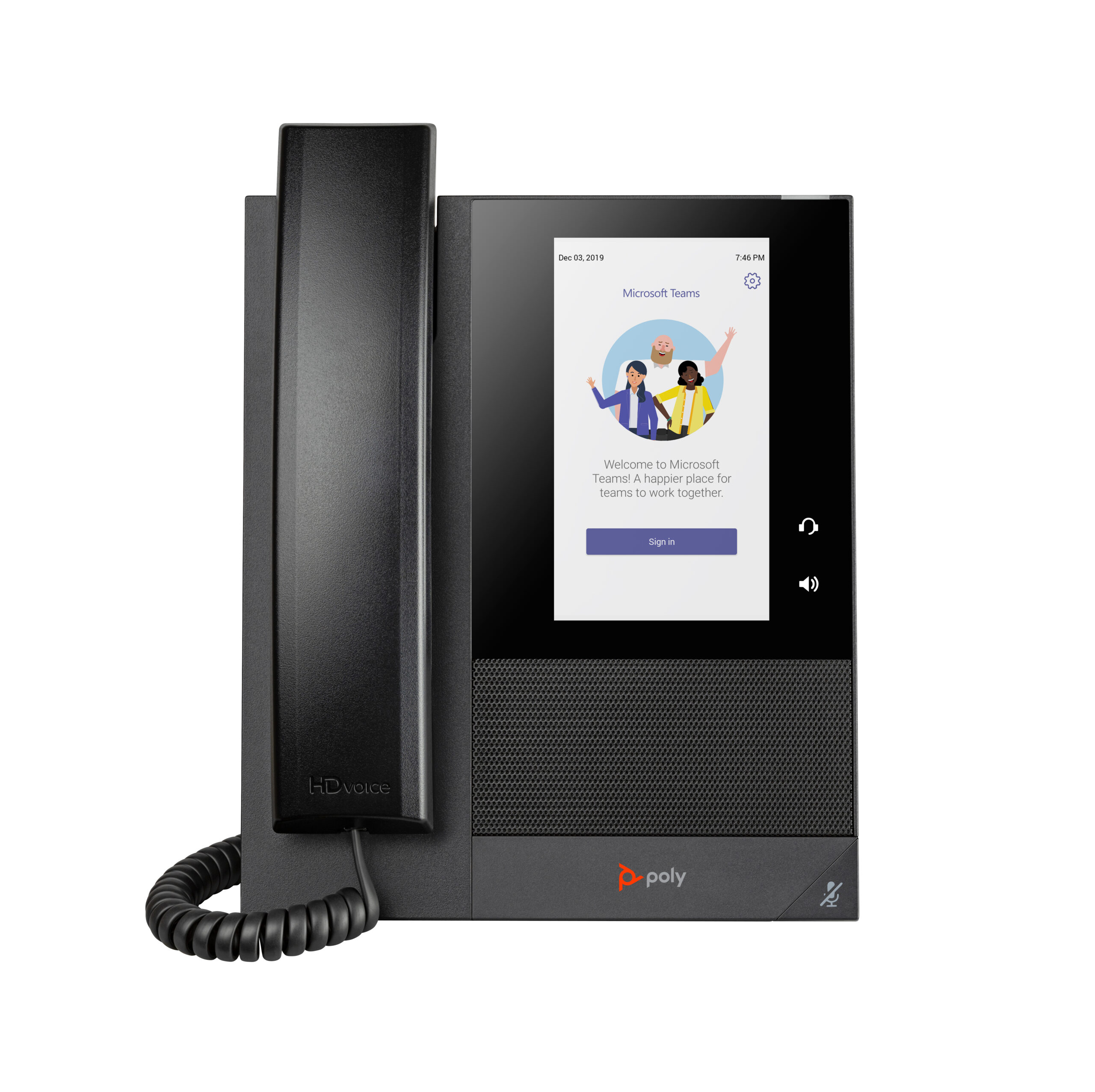 HP Poly Biznesowy telefon multimedialny Poly CCX 400 do Microsoft Teams z obsługą standardu PoE GSA/TAA